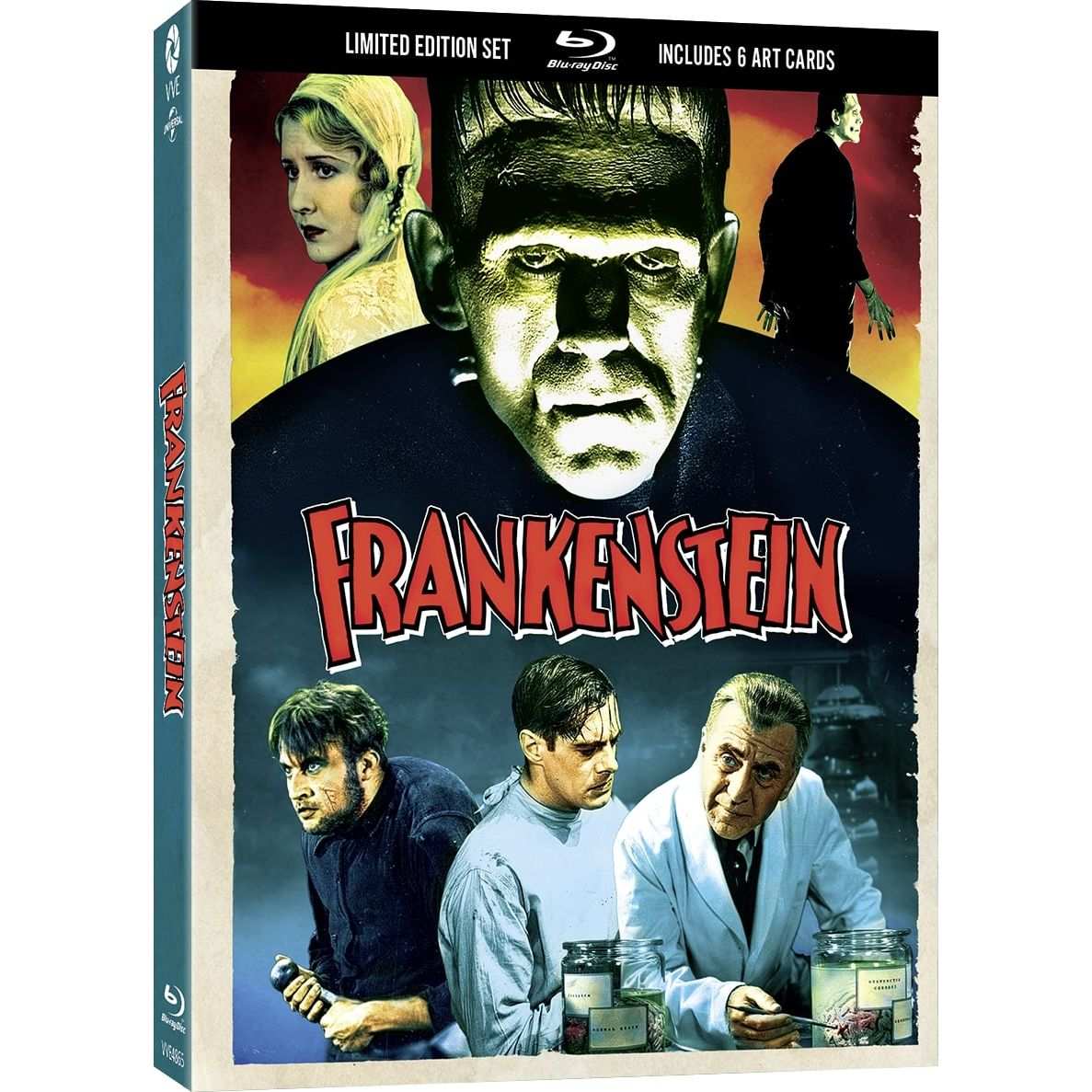 Frankenstein (1931) - Blu-Ray Limited Edition 3D Lenticular Hardcase + Art Cards (Via Vision) [REGION B] - Image 2