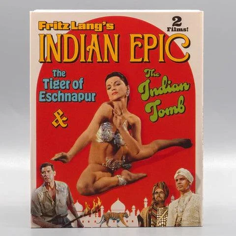 Fritz Lang's Indian Epic: The Tiger of Eschnapur and The Indian Tomb Blu-Ray w/ Limited Edition Slipcover (Film Movement)