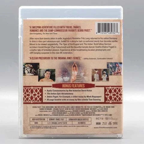 Fritz Lang's Indian Epic: The Tiger of Eschnapur and The Indian Tomb Blu-Ray w/ Limited Edition Slipcover (Film Movement) - Image 5