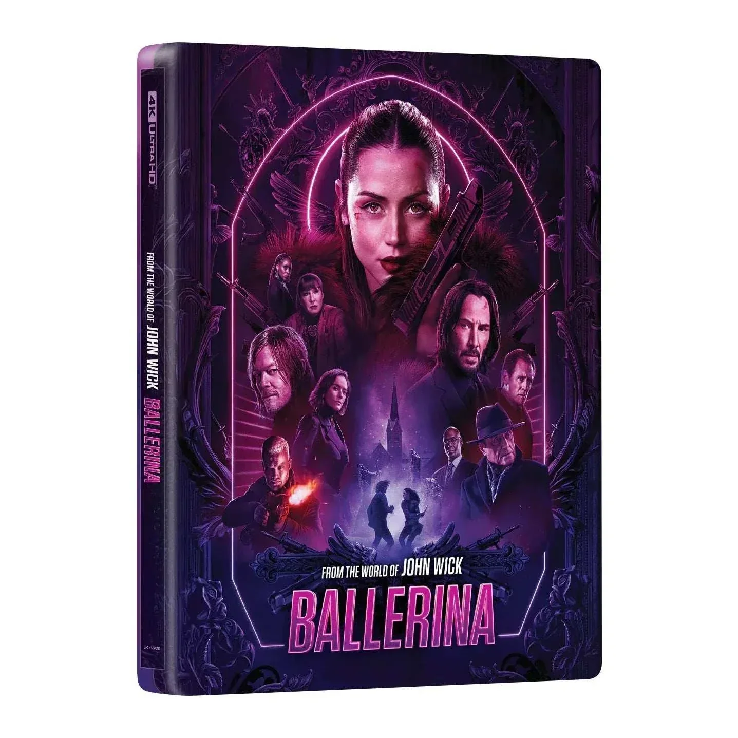 From the World of John Wick: Ballerina [DOUBLE LENTICULAR - B] Steelbook 4K UHD + Blu-Ray (Manta Lab ME #90) - Image 4