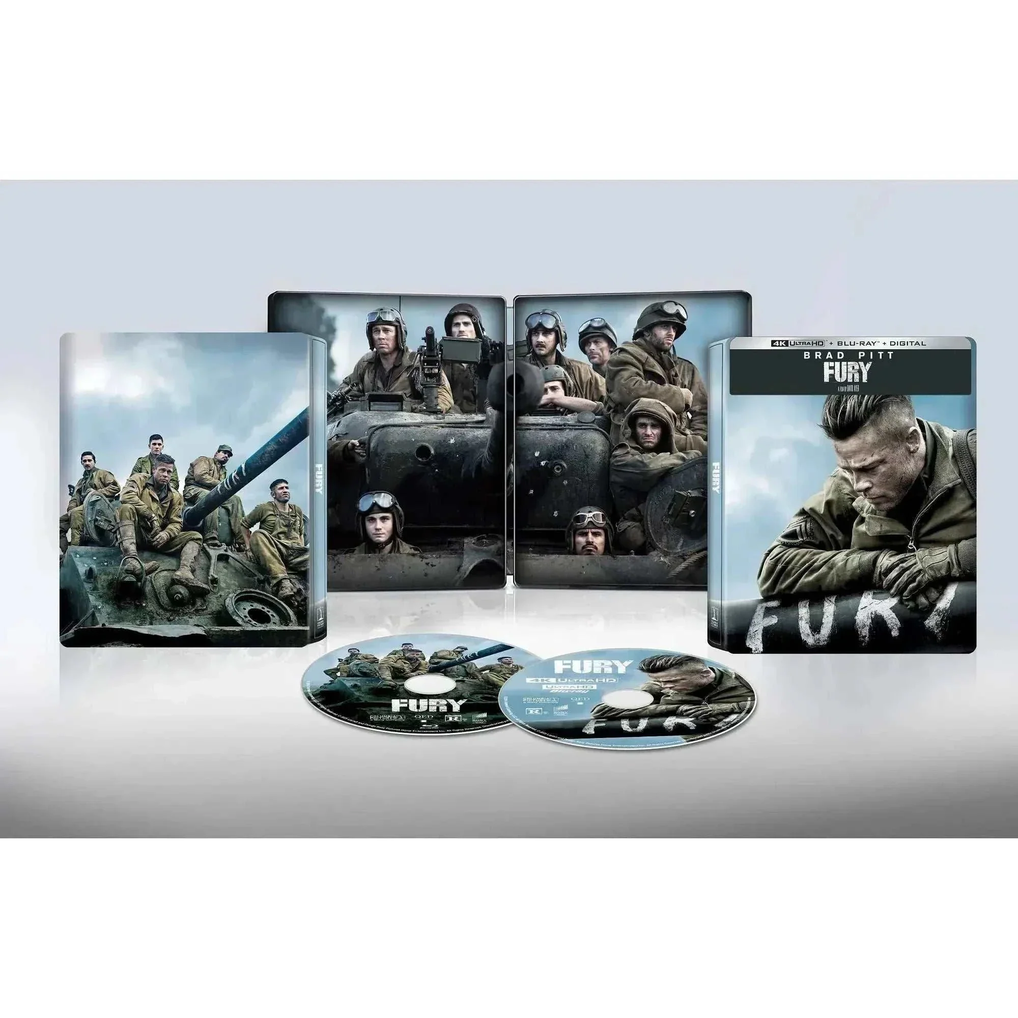 Fury (2014) Limited Edition 4K UHD + Blu-Ray Steelbook