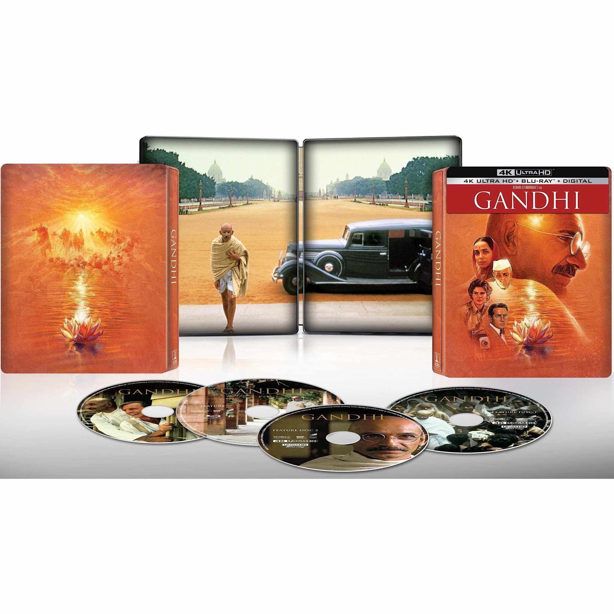 Gandhi Limited Edition 4-Disc 4K UHD + Blu-Ray Steelbook - Image 2