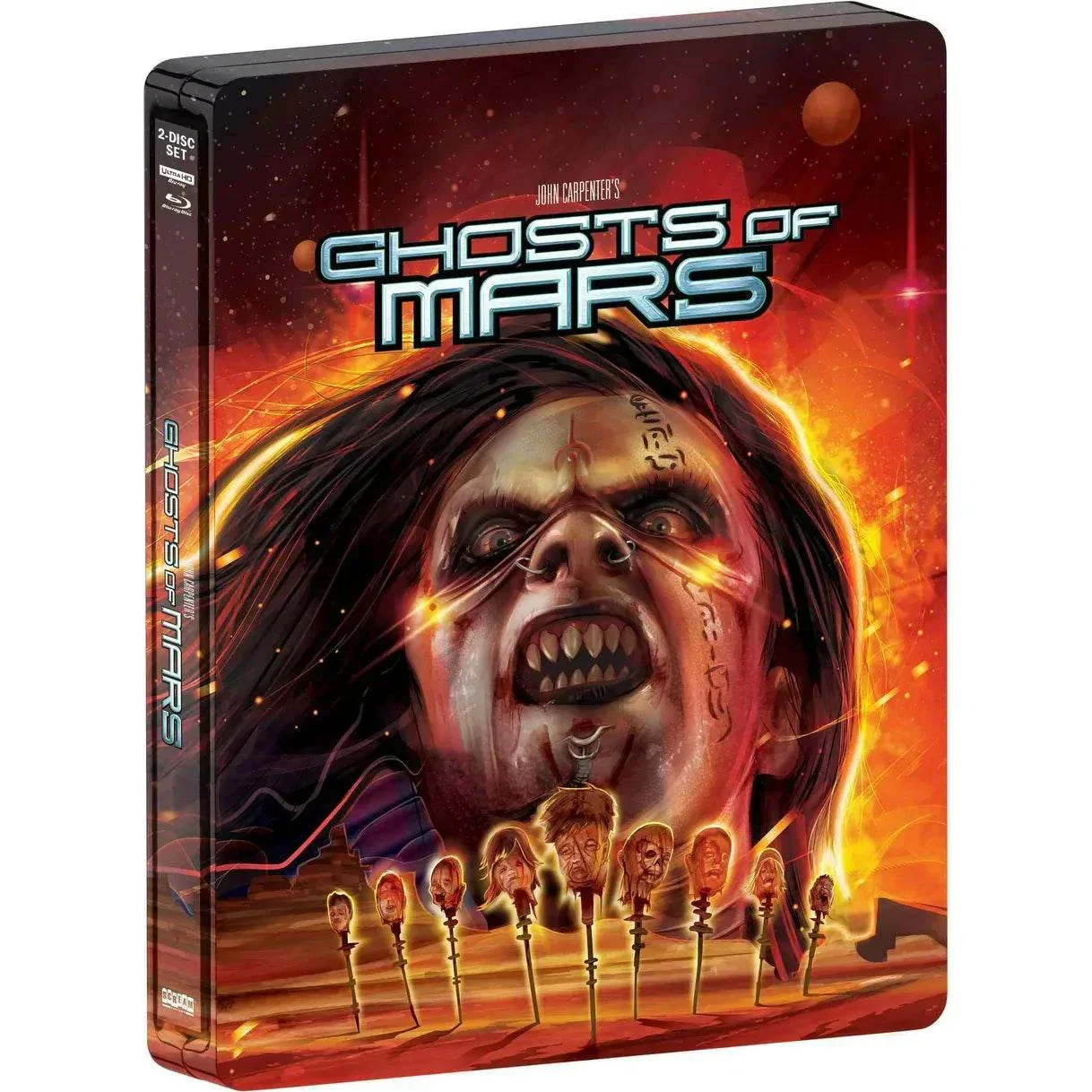Ghosts of Mars 4K UHD + Blu-Ray (Limited Edition Steelbook) [Scream Factory]