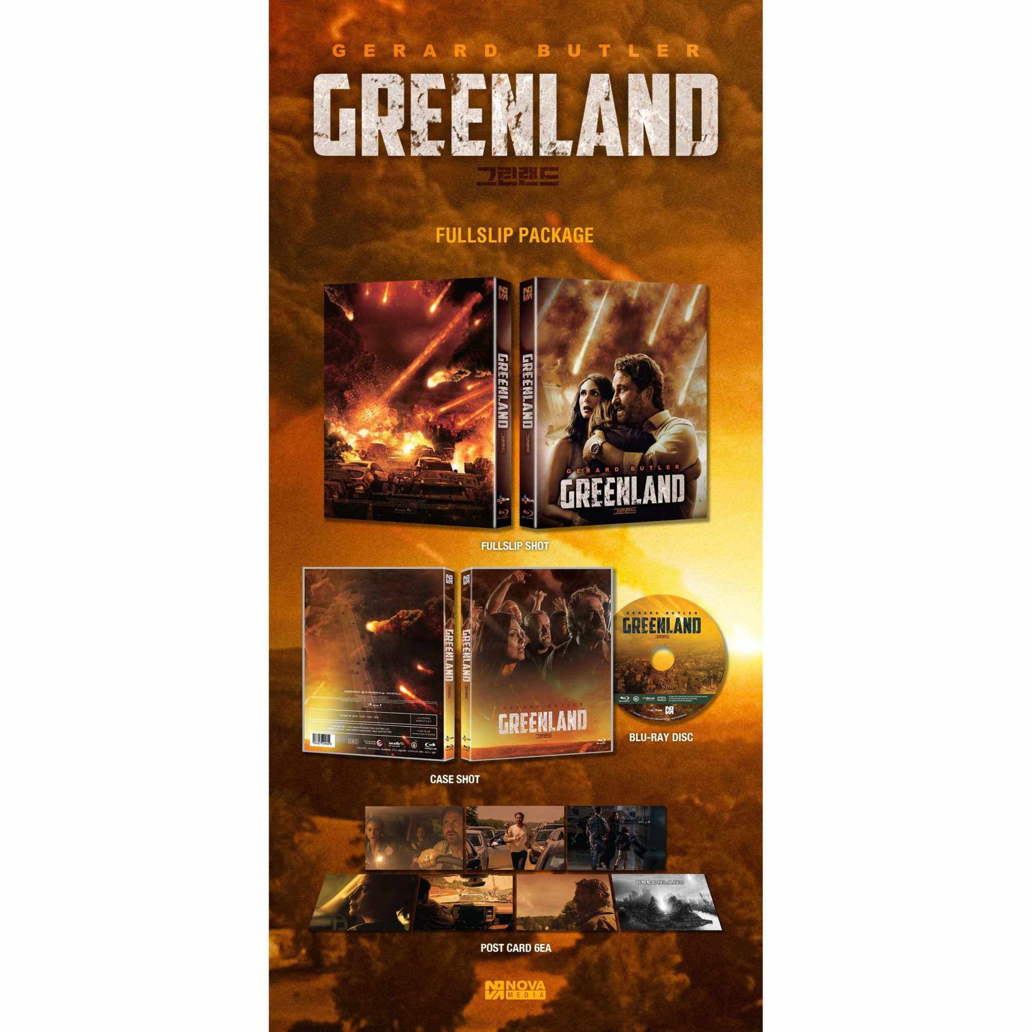 Greenland Blu-Ray Numbered Limited Edition Full Slip + Post Cards (Nova Media) - Image 2