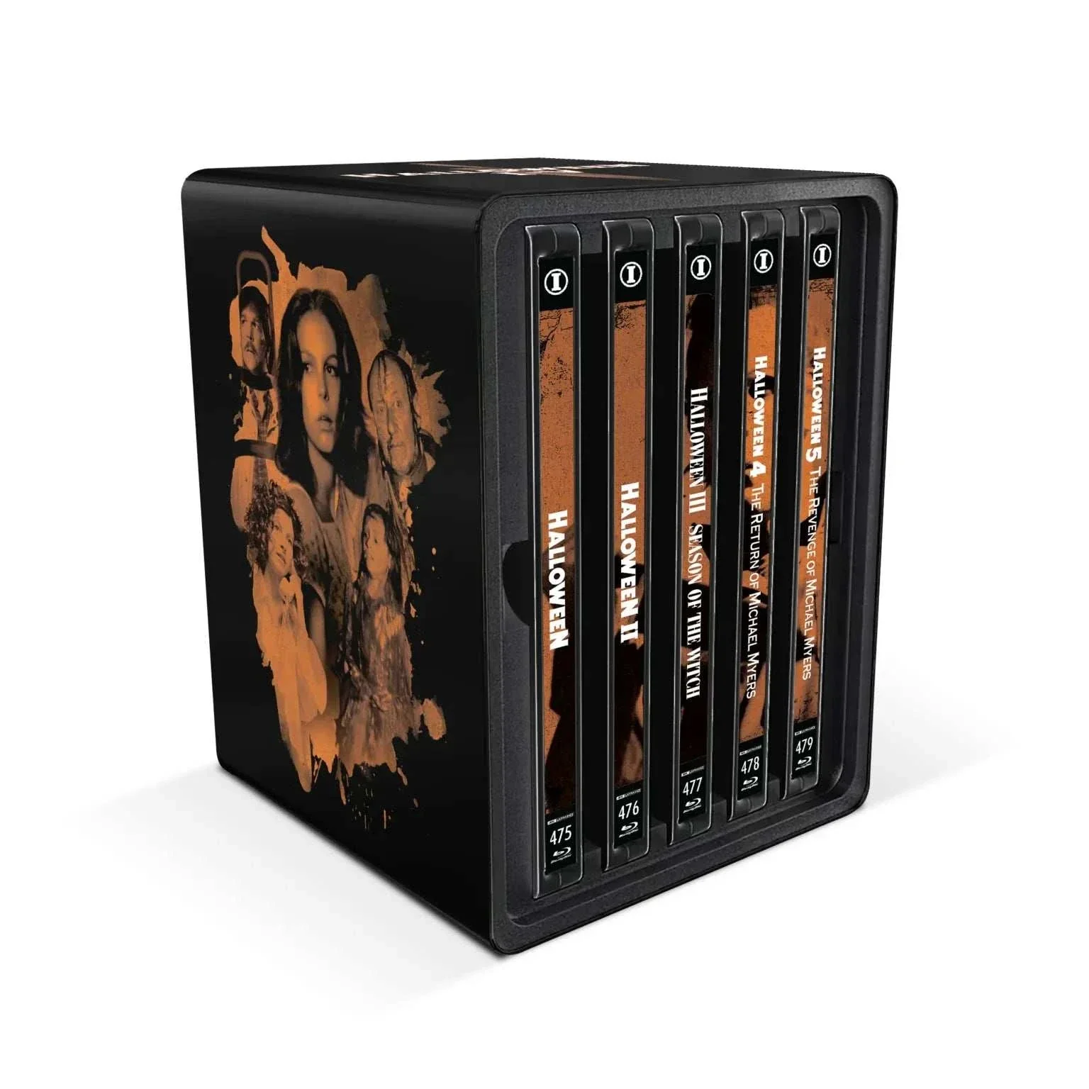 Halloween I – V (1978 – 1989) – 4K UHD + Blu-ray – Limited Edition SteelBook Library Collection (Imprint Films) [REGION FREE] - Image 2