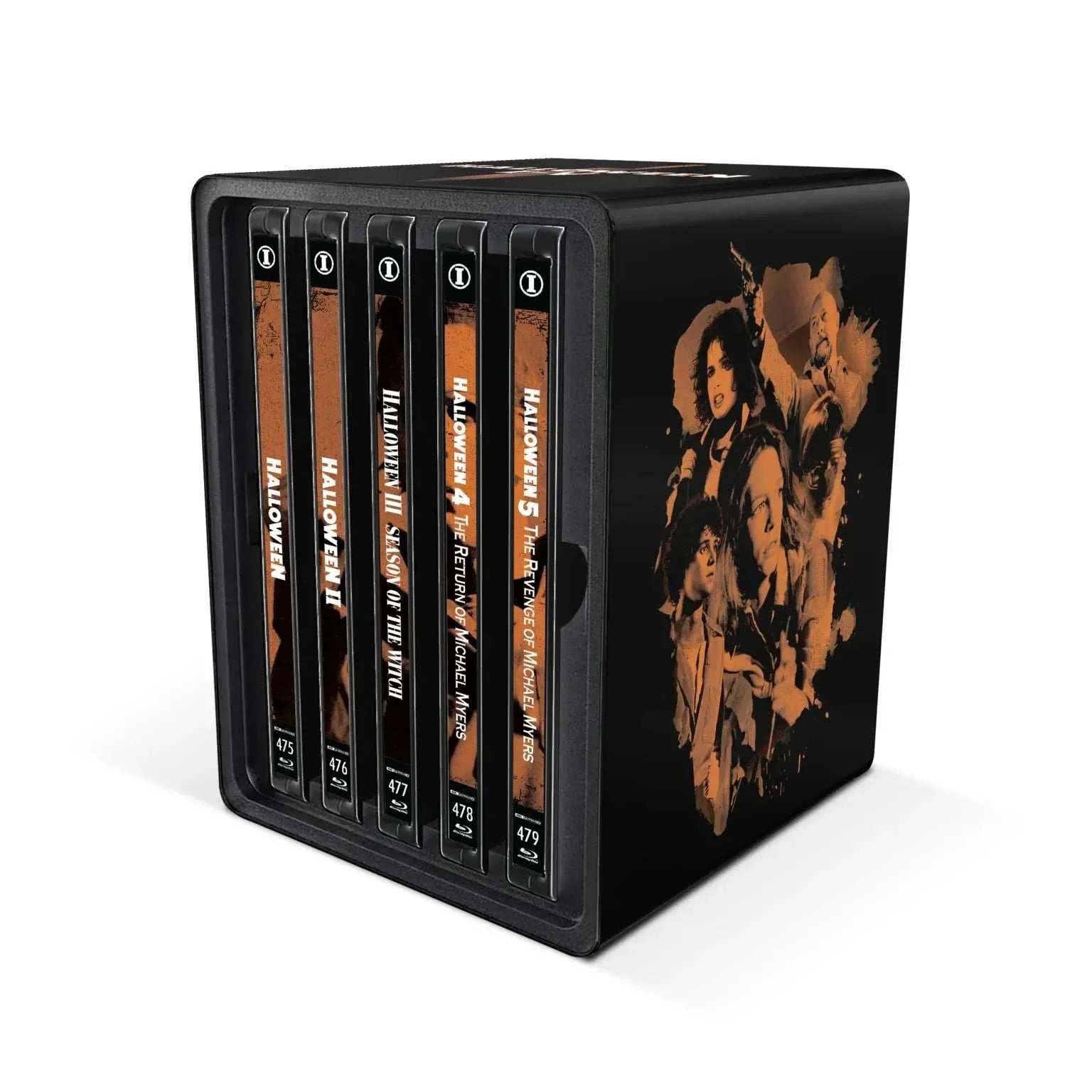 Halloween I – V (1978 – 1989) – 4K UHD + Blu-ray – Limited Edition SteelBook Library Collection (Imprint Films) [REGION FREE] - Image 3