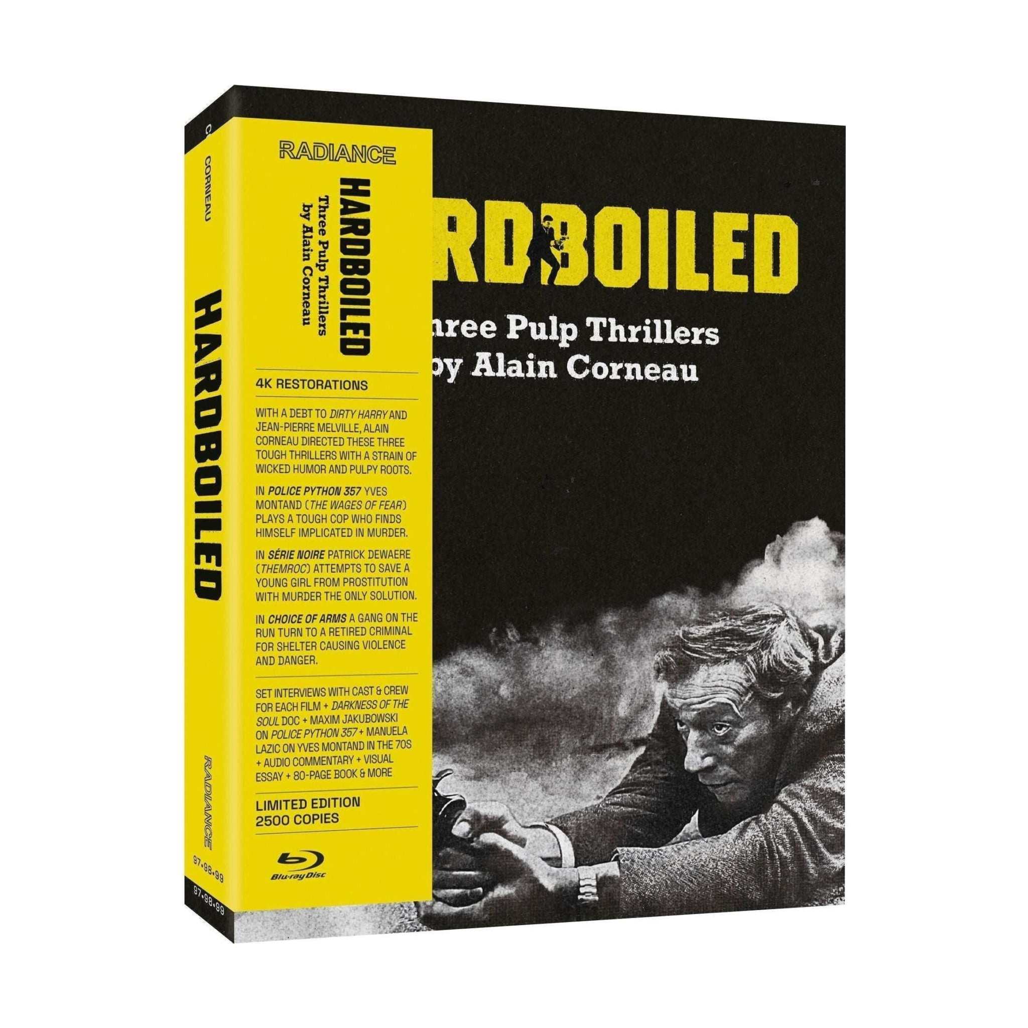 Hardboiled: Three Pulp Thrillers By Alain Corneau Blu-Ray w/ Rigid Box + Booklet