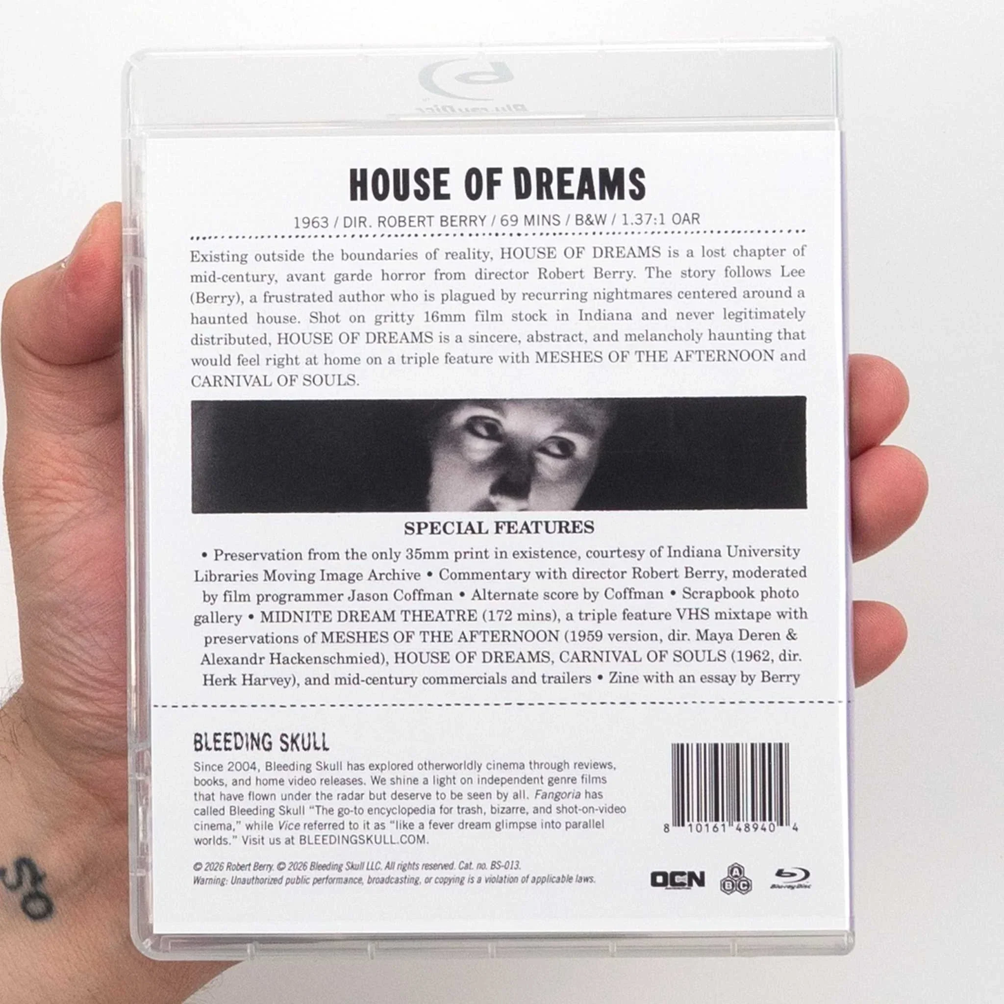 House of Dreams Blu-Ray w/ Limited Edition Slipcover (Bleeding Skull) - Image 5