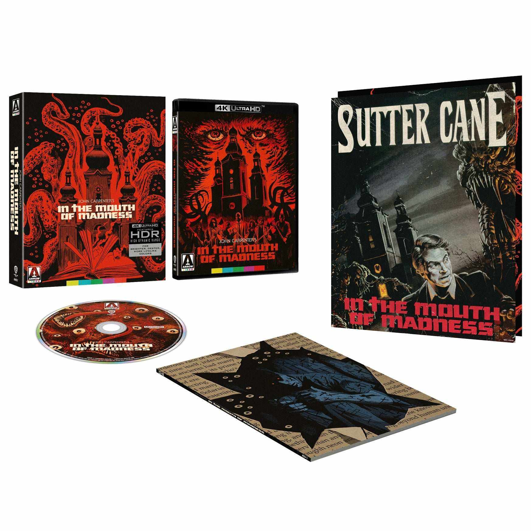 In The Mouth Of Madness Limited Edition 4K Ultra HD w/ Slipcase + Extras (Arrow Video US)