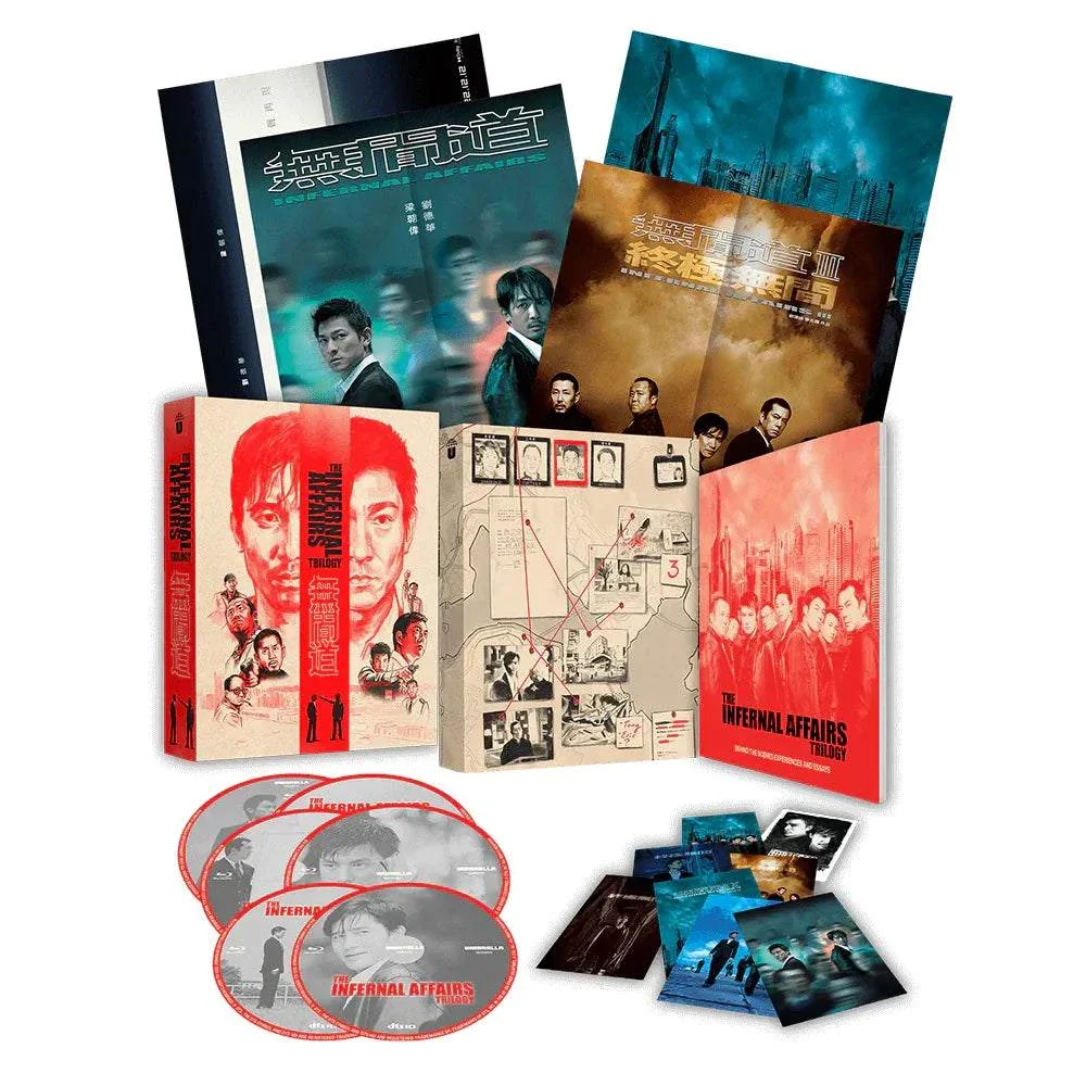 Infernal Affairs Trilogy (2002, 2003, 2003) 4K UHD + Blu-Ray Collector's Edition w/ Slipcase + Extras (Umbrella Entertainment) [REGION FREE]