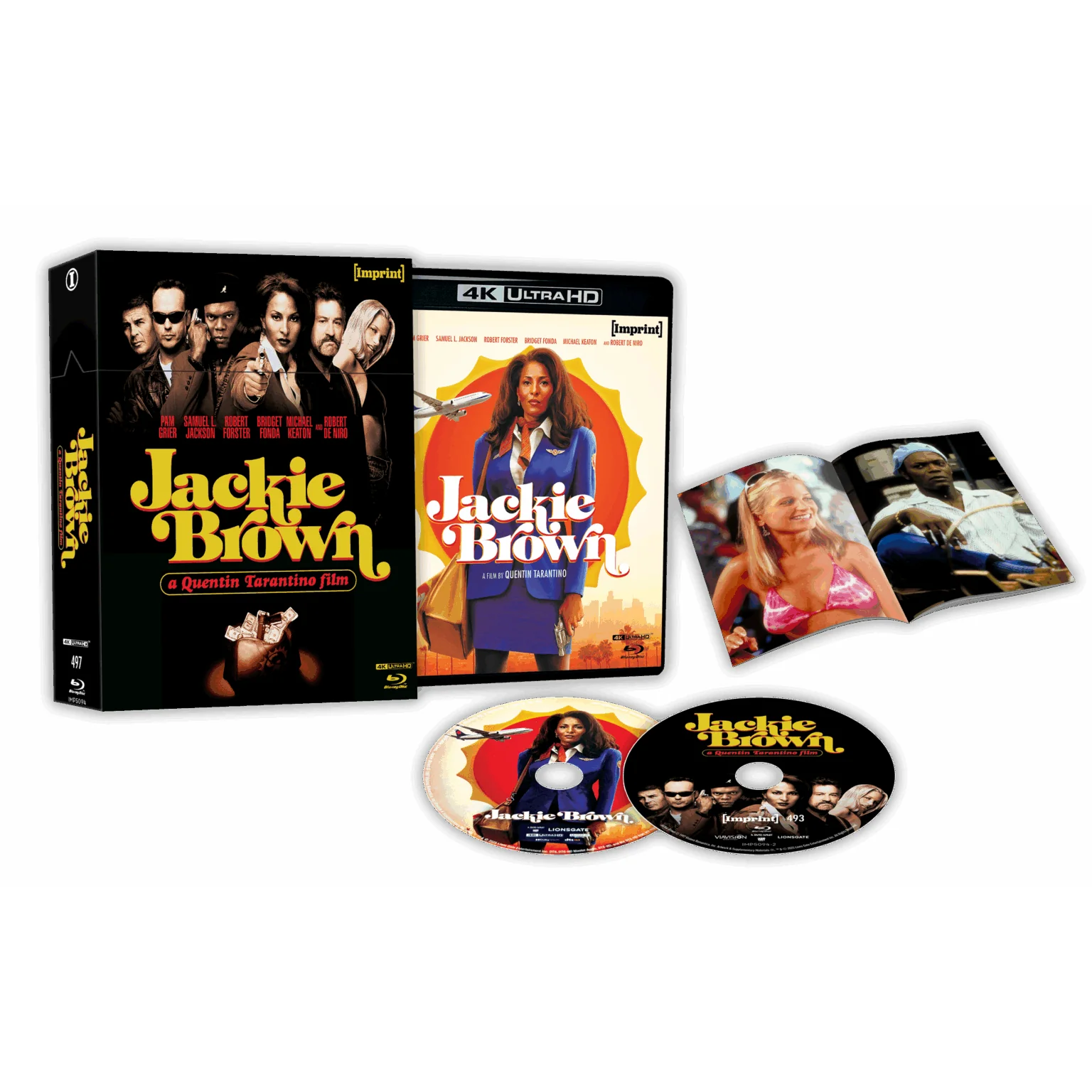 Jackie Brown (1997) 4K UHD + Blu-ray Limited Edition Hardbox (Imprint Films) [REGION FREE]