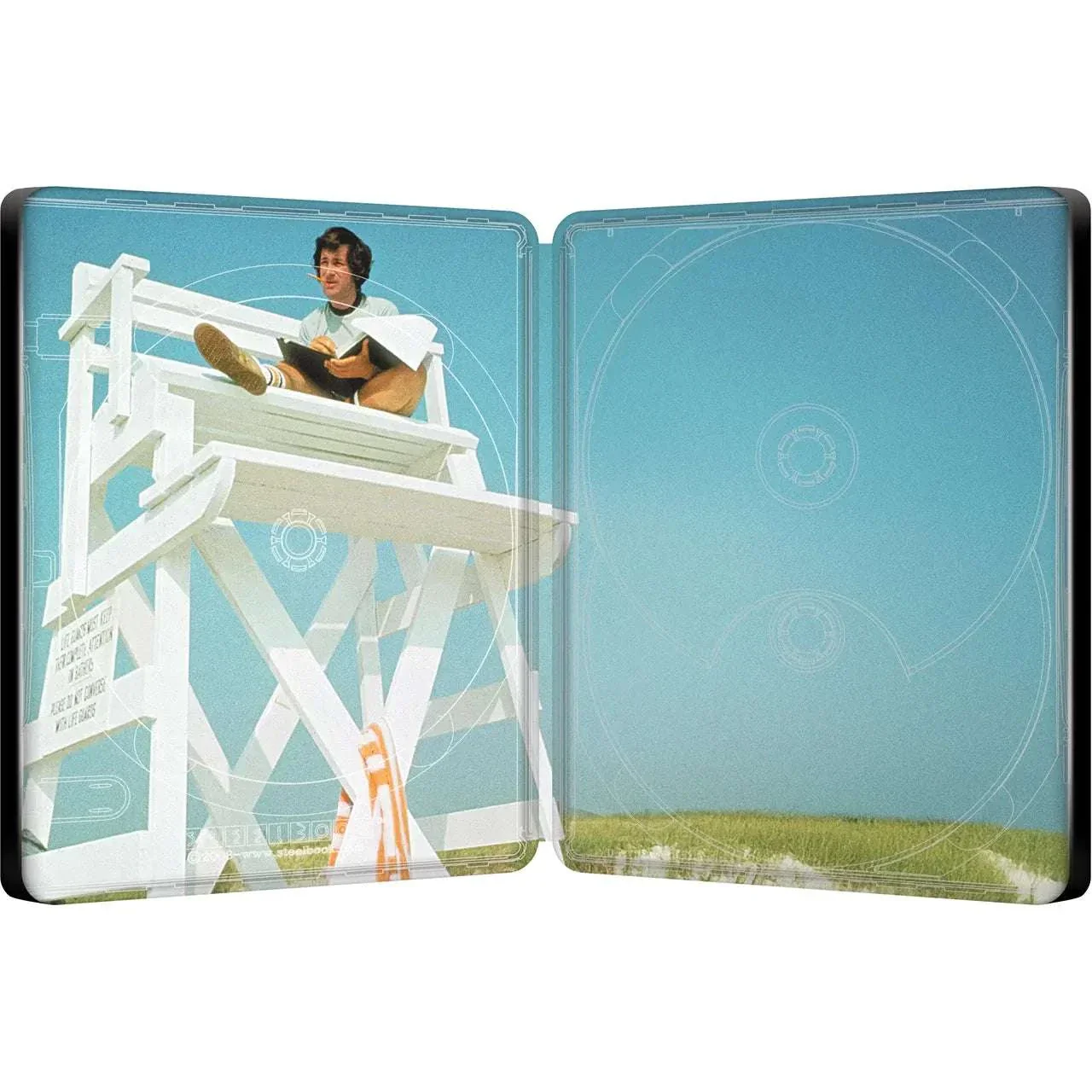 Jaws (Universal UK) Theatrical Poster Limited Edition Steelbook 4K UHD + Blu-Ray [REGION FREE] - Image 3