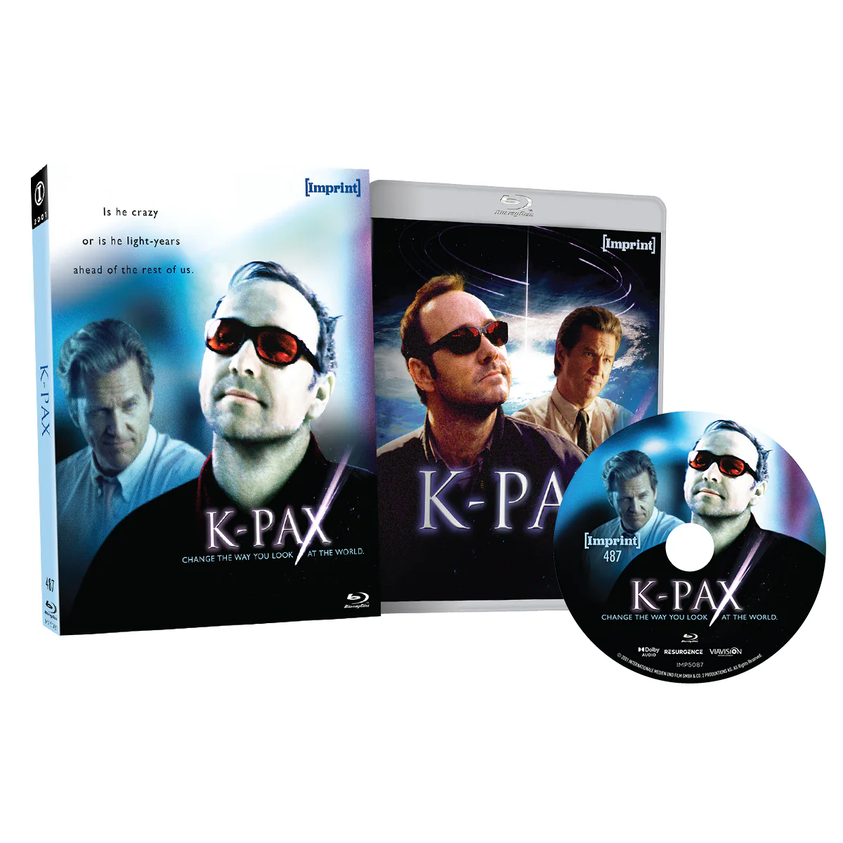 K-PAX (2001) Blu-Ray w/ Limited Edition Slipcover (Imprint Films) [REGION FREE]