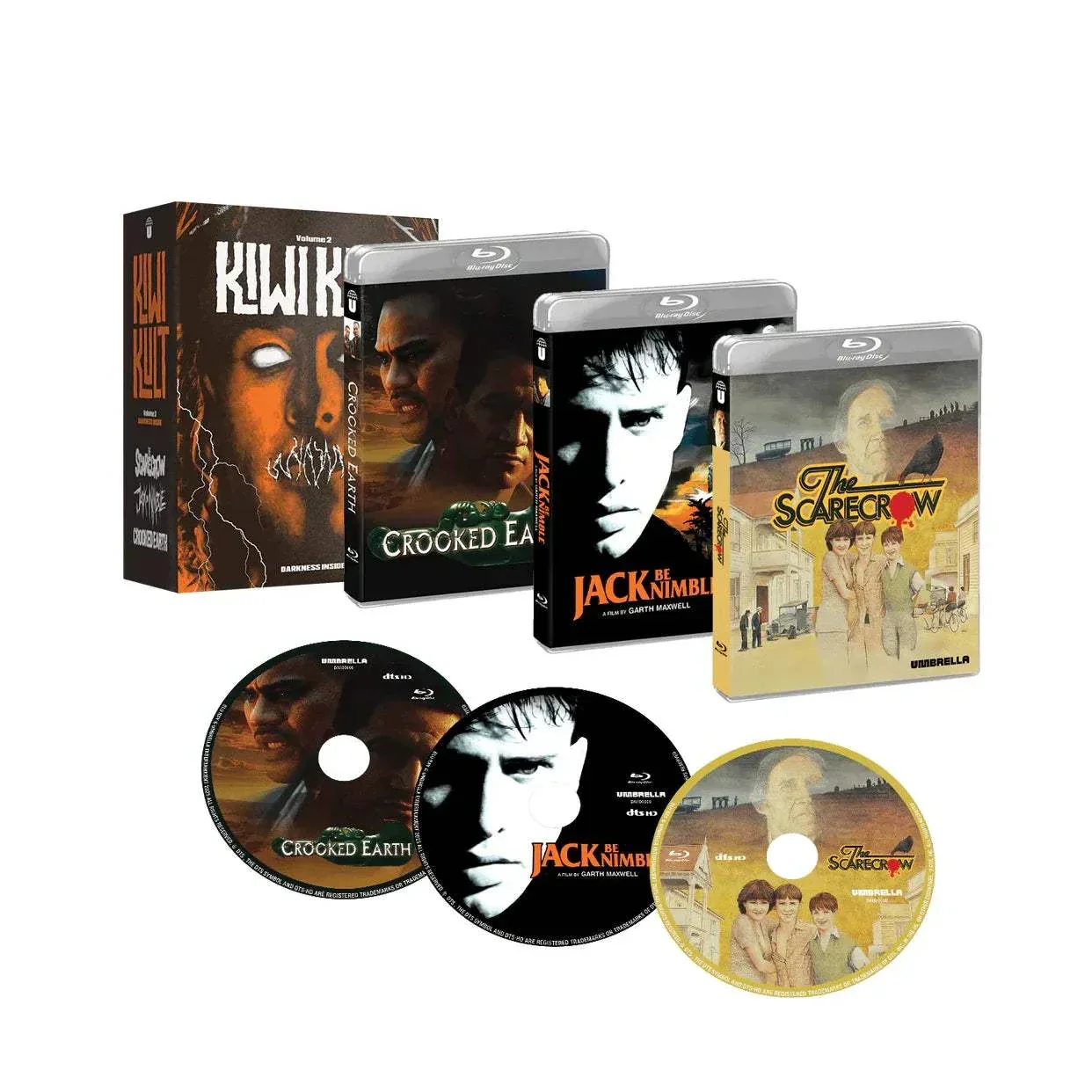 Kiwi Kult Volume 2: DARKNESS INSIDE 3-Disc Blu-Ray Standard Boxset (Umbrella Entertainment) [REGION FREE] - Image 2