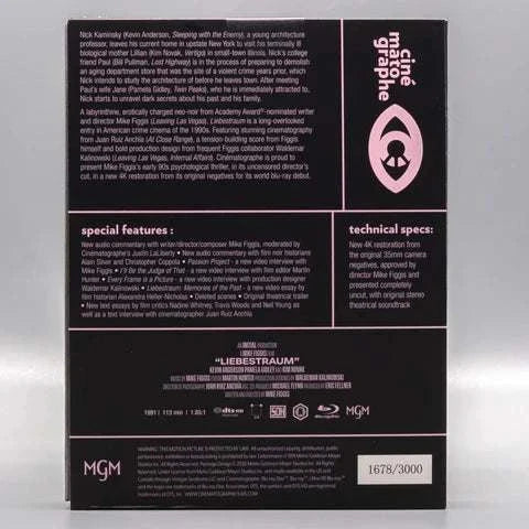 Liebestraum Blu-Ray w/ Limited Edition MediaBook Slipcase (Cinématographe) - Image 2