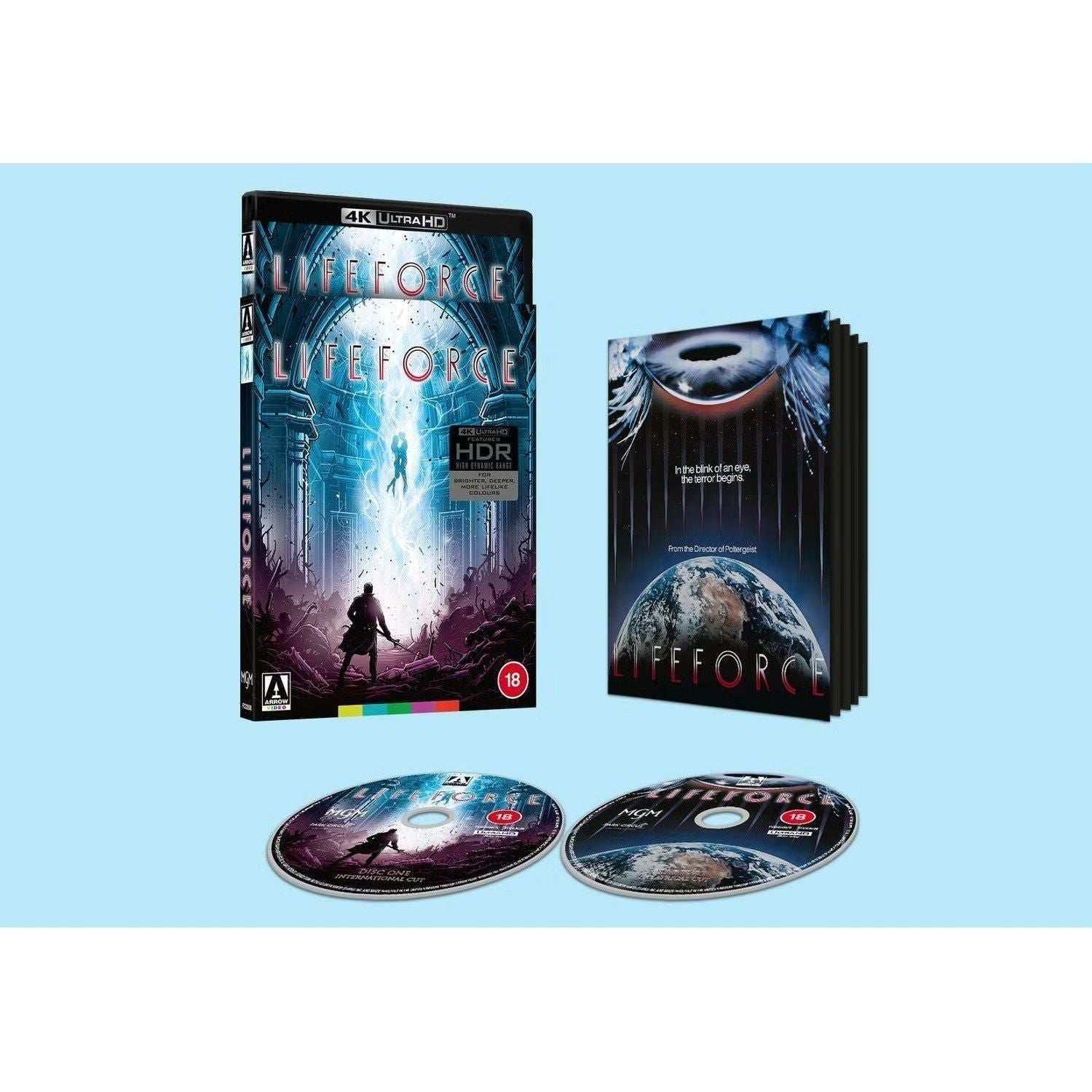 Lifeforce Limited Edition 2-disc 4K Ultra HD w/ Slipcover + Booklet (Arrow Films UK)