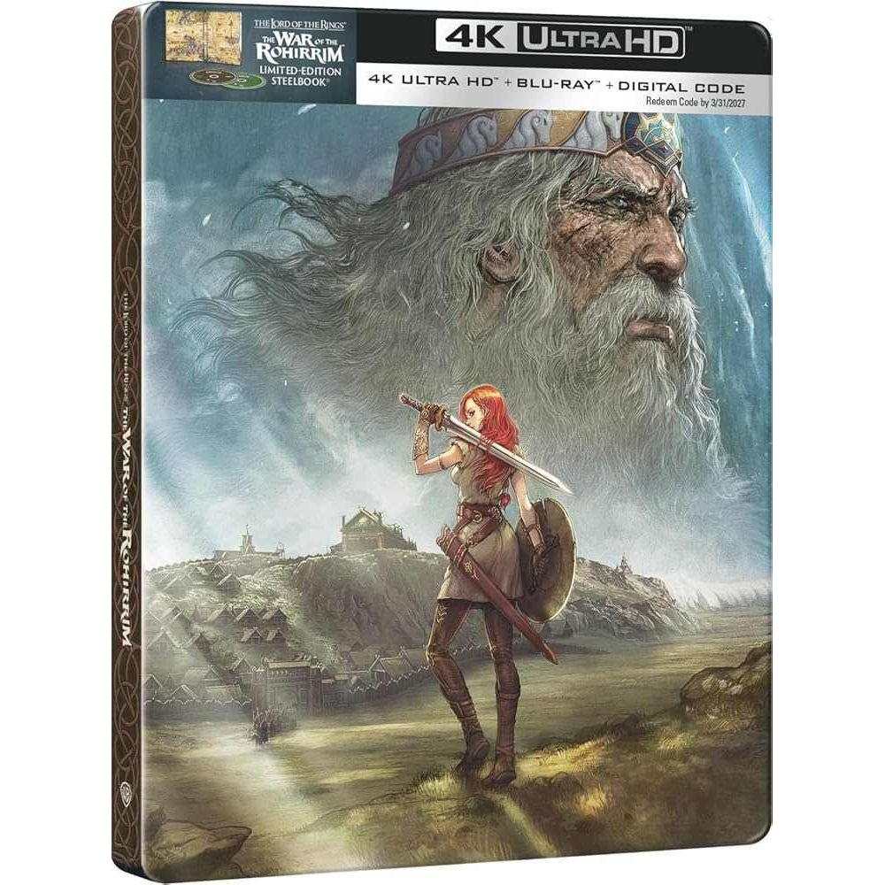 Lord Of The Rings - War Of The Rohirrim (UK) Limited Edition Steelbook 4K Ultra HD + Blu-Ray (REGION FREE)