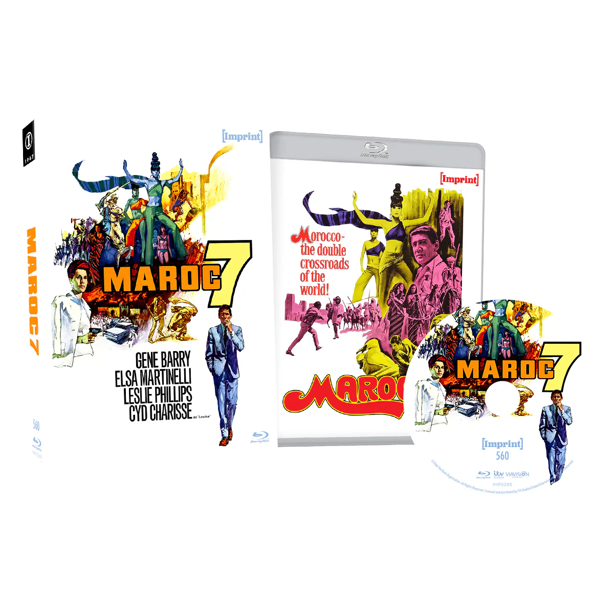 Maroc 7 (1967) Blu-Ray w/ Limited Edition Slipcover (Imprint Films) [REGION FREE]