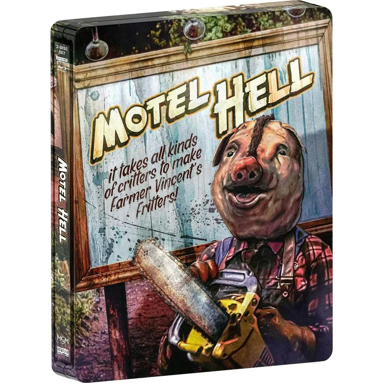 Motel Hell 4K UHD + Blu-Ray (Limited Edition Steelbook) [Scream Factory]