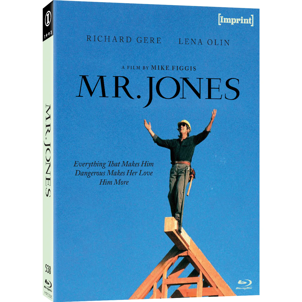 Mr. Jones (1993) Blu-ray w/ Limited Edition Slipcover (Imprint Films) [REGION FREE] - Image 2
