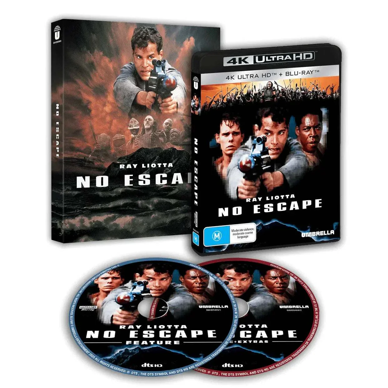 No Escape AKA Escape from Absolom 4K UHD + Blu-Ray w/ Limited Edition Slipcover (Umbrella Entertainment) [REGION FREE]