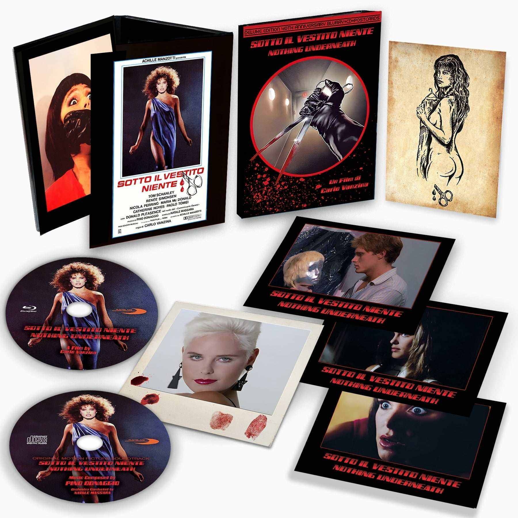 Nothing Underneath (Sotto Il Vestito Niente): 40th Anniversary Deluxe Limited Edition Blu-Ray/CD (Rustblade)