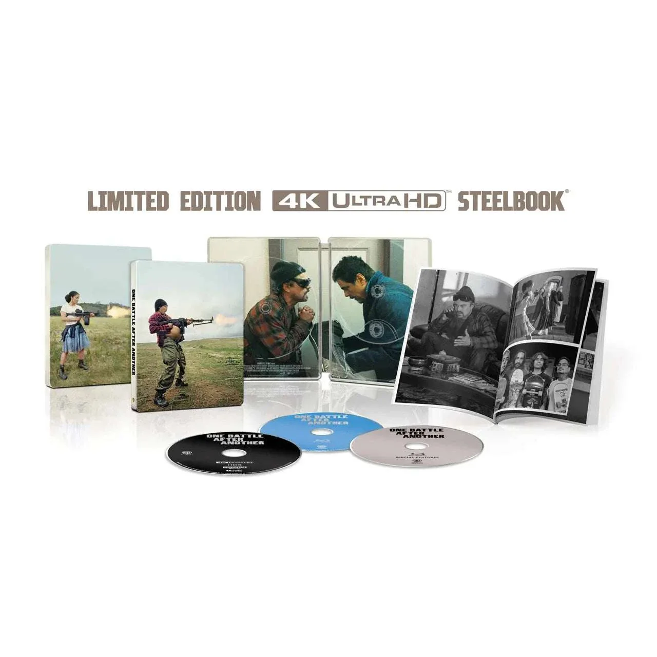 One Battle After Another (Warner Bros. UK) Limited Edition Steelbook 4K UHD + Blu-Ray [REGION FREE]