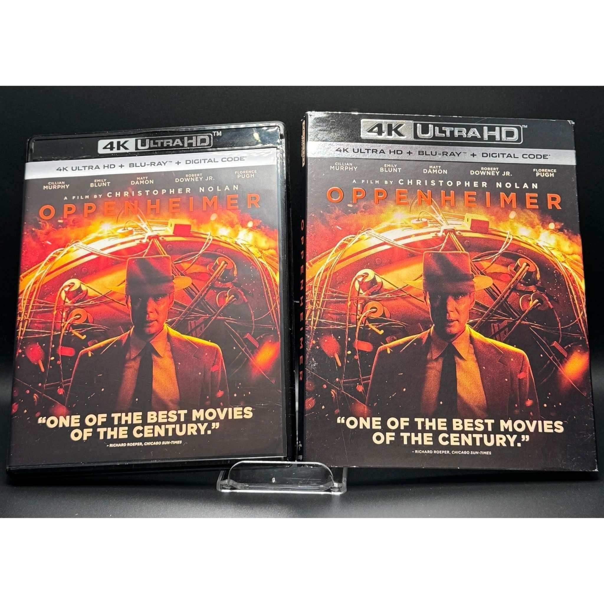 Oppenheimer 4K UHD + Blu-Ray (USED) w/ Slipcover - Image 3