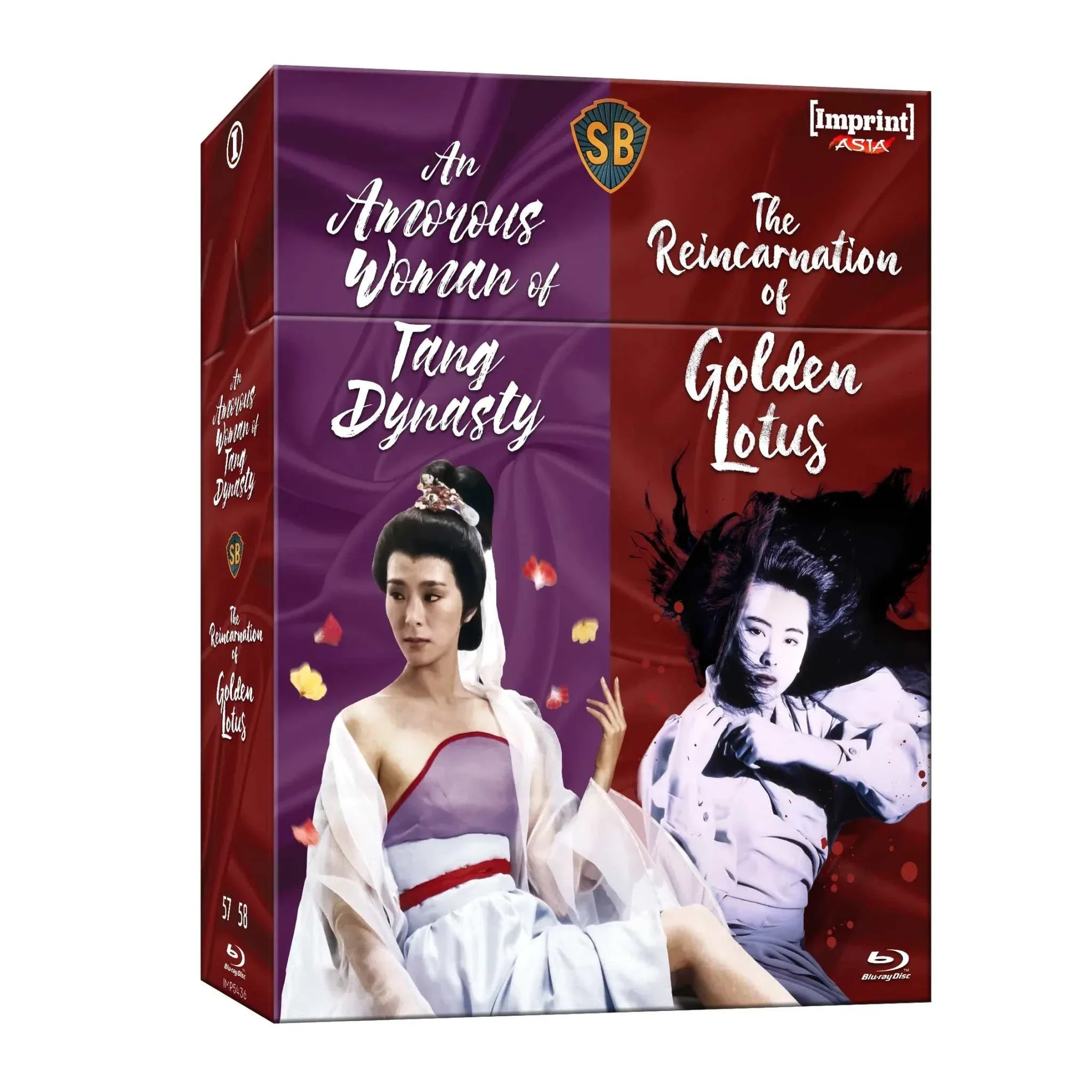 PRE-ORDER: An Amorous Woman of Tang Dynasty (1984) / The Reincarnation Of Golden Lotus (1989) Limited Edition Blu-Ray Hardbox (Imprint Asia) [REGION FREE] - Image 2
