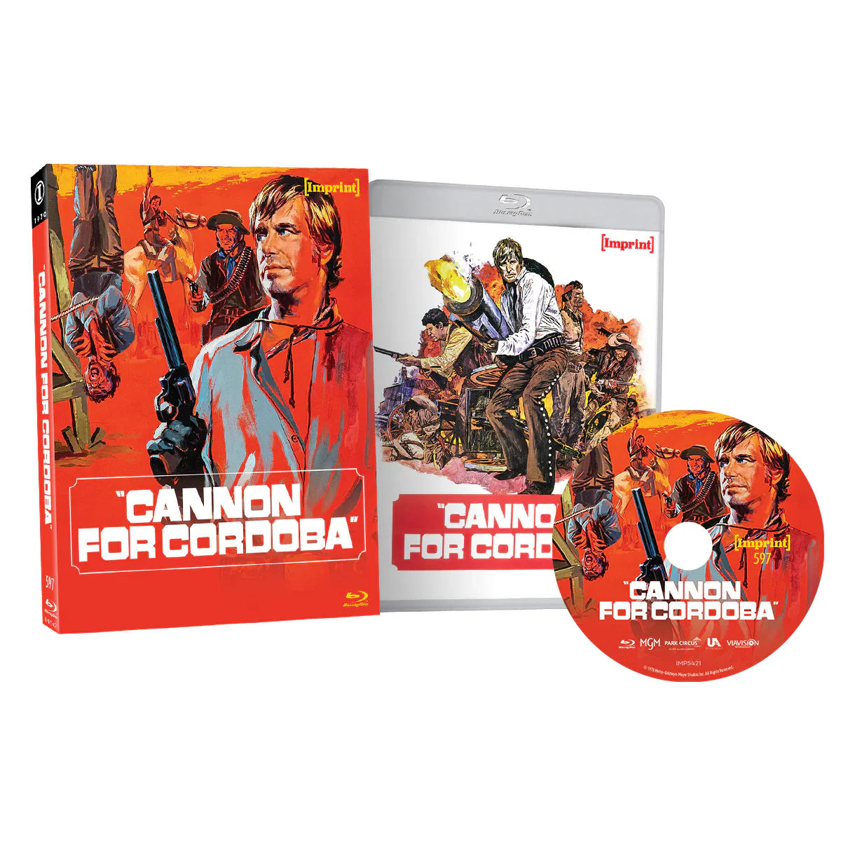 PRE-ORDER: Cannon For Cordoba (1970) Limited Edition Blu-Ray w/ Slipcover (Imprint Films) [REGION FREE]