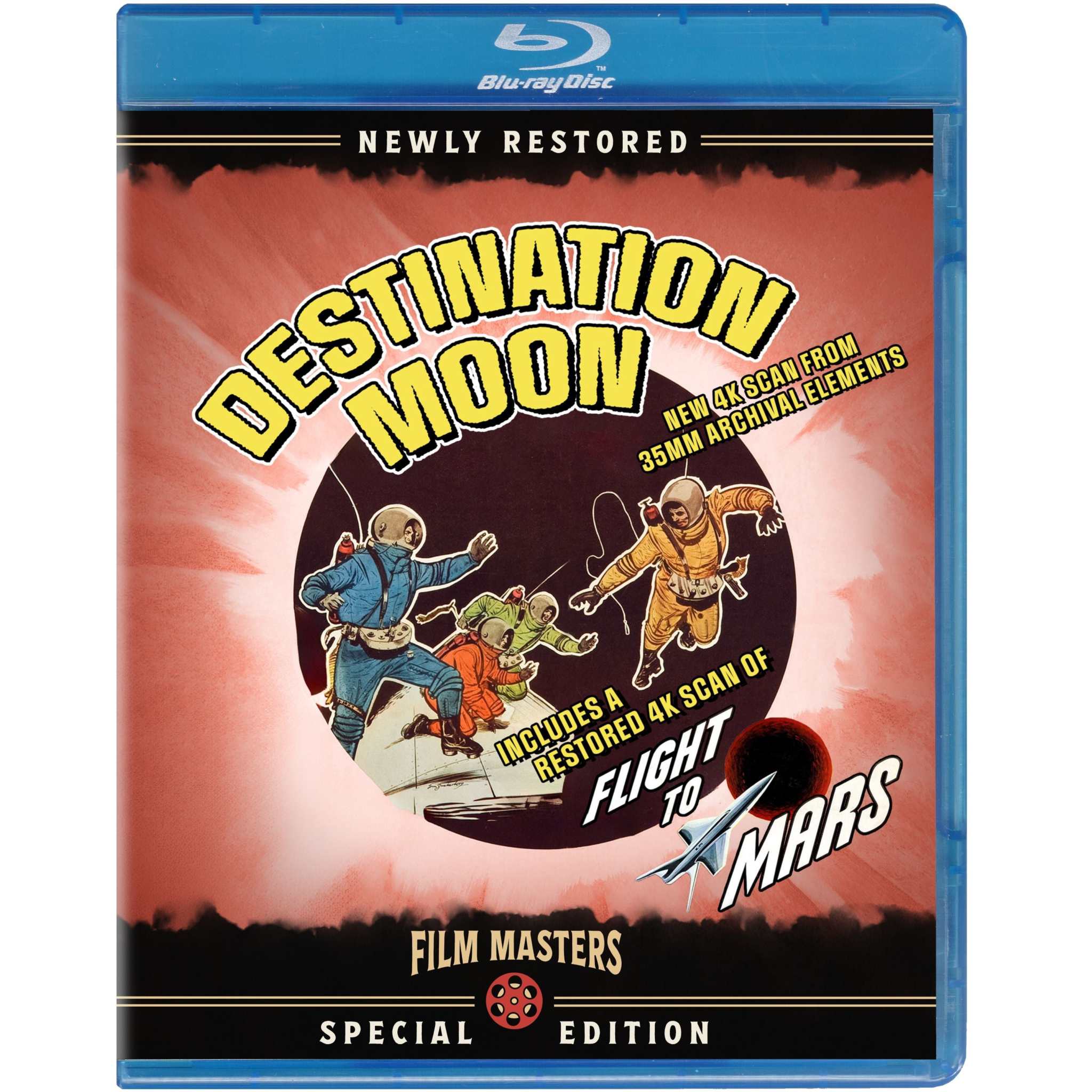 PRE-ORDER: Destination Moon (1950) & Flight To Mars (1951) (Special Edition) Blu-Ray w/ Booklet [Film Masters]