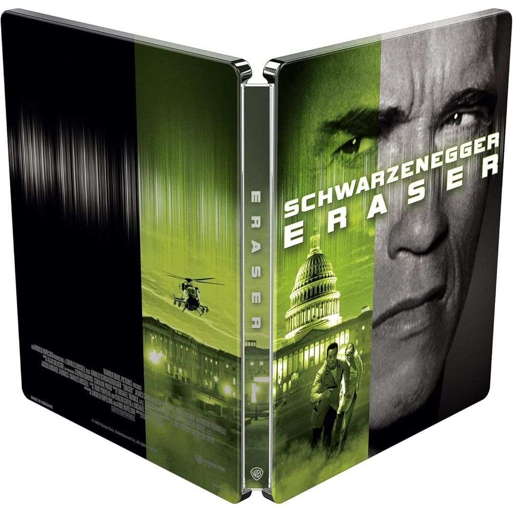 PRE-ORDER: Eraser Limited Collectors Edition Steelbook 4K UHD + Blu-Ray w/ Rigid Slipcase + Extras (Warner Bros. UK) [REGION FREE] - Image 2