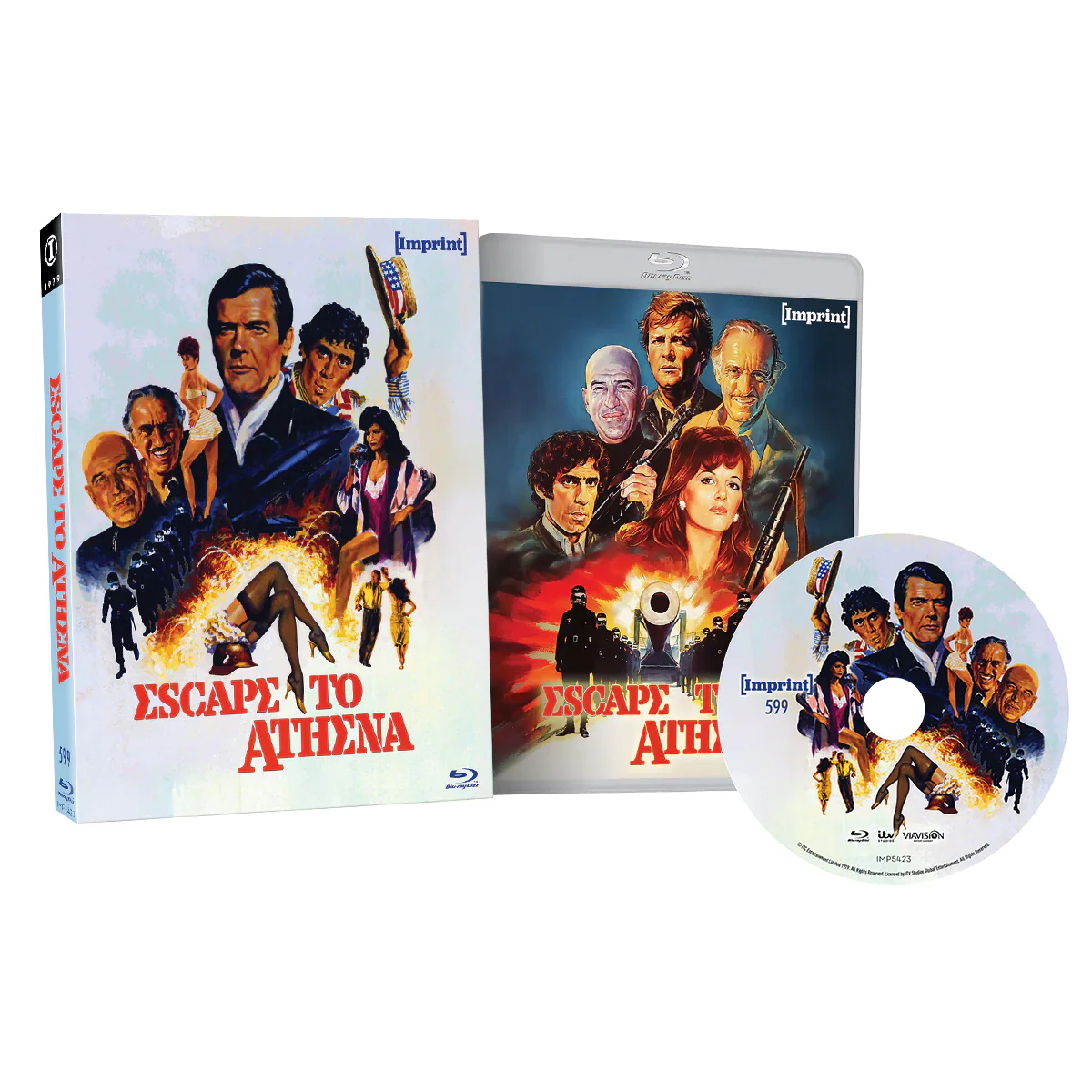 PRE-ORDER: Escape to Athena (1979) Limited Edition Blu-Ray w/ Slipcover (Imprint Films) [REGION FREE]