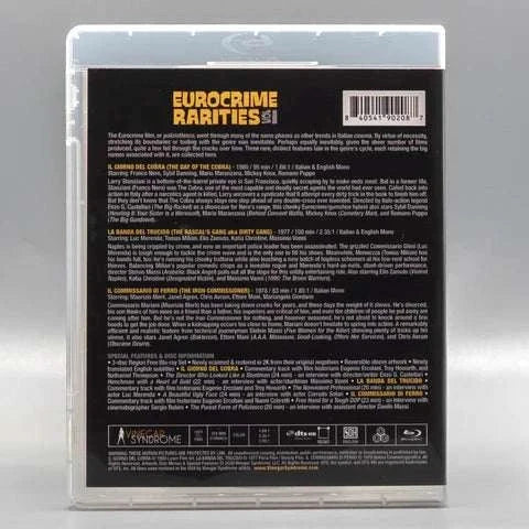 Eurocrime Rarities: Volume 1 Blu-Ray w/ Limited Edition Slipcase + Slipcover (Vinegar Syndrome Labs (VSL)) - Image 10