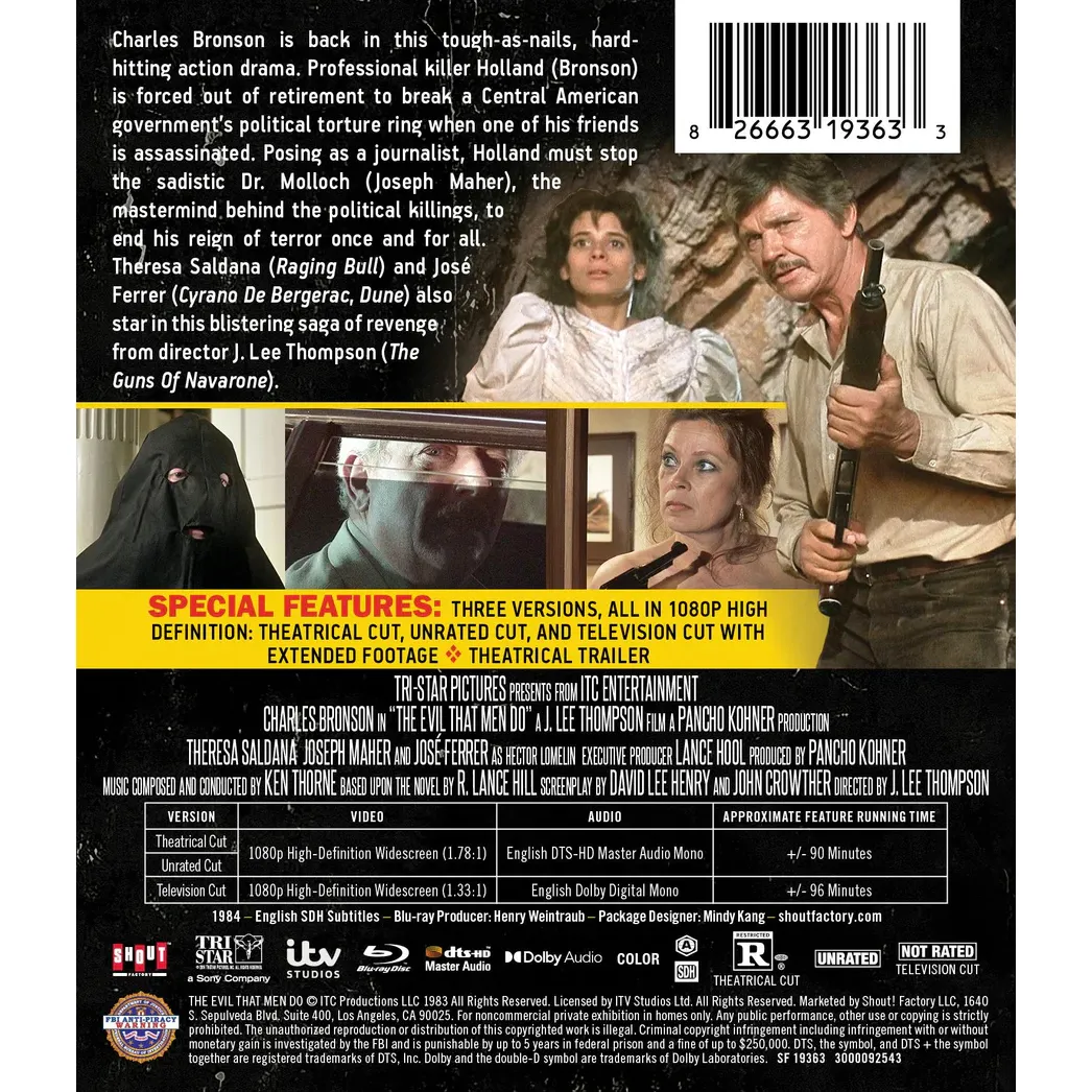 PRE-ORDER: Evil That Men Do Blu-Ray (Shout! Factory) - Image 3