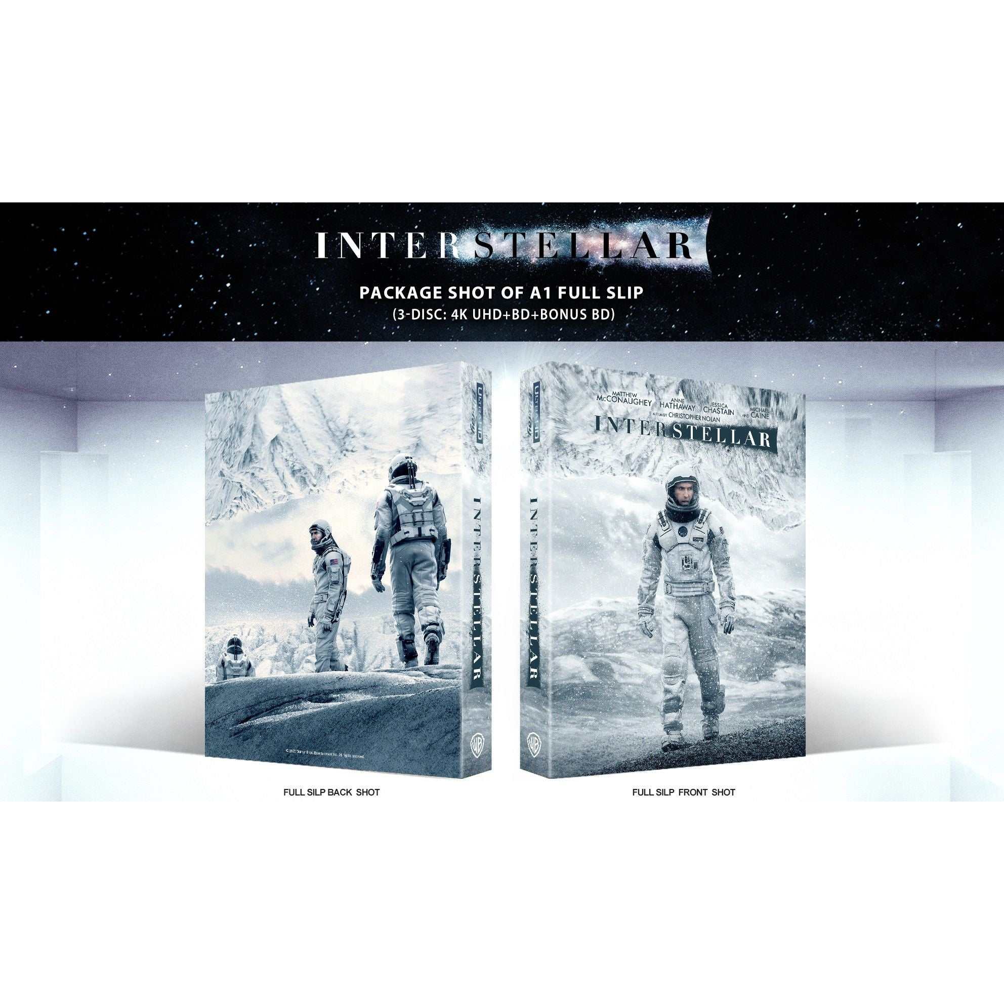 PRE-ORDER: Interstellar [A1 FULL SLIP] Steelbook 4K UHD + Blu-Ray (WeET Collection Exclusive No. 31) - Image 3