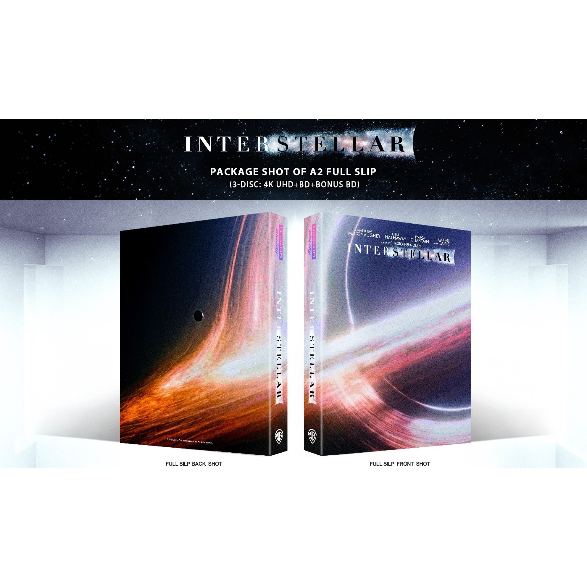 PRE-ORDER: Interstellar [A2 FULL SLIP] Steelbook 4K UHD + Blu-Ray (WeET Collection Exclusive No. 31) - Image 3
