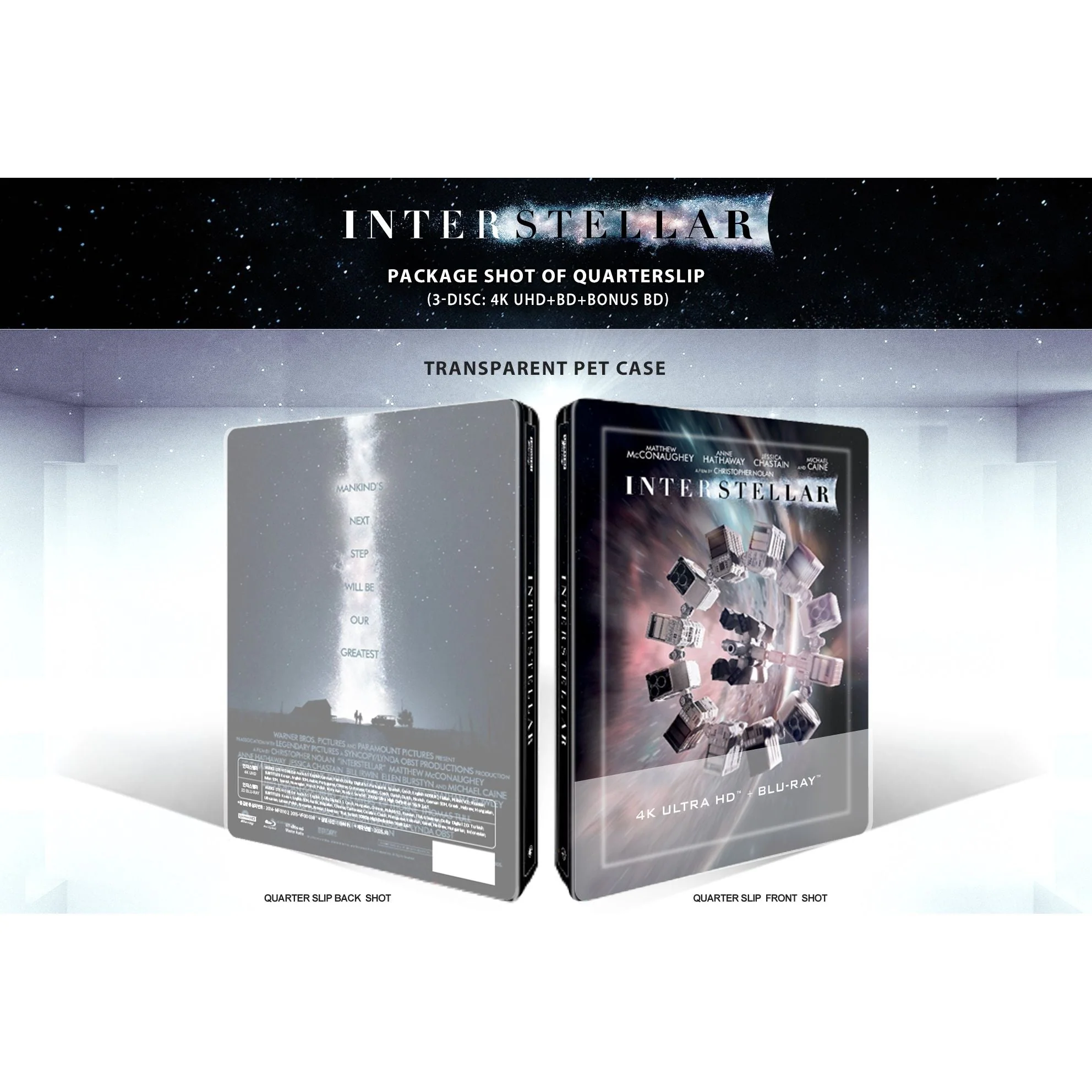 PRE-ORDER: Interstellar [C QUARTERSLIP] Steelbook 4K UHD + Blu-Ray (WeET Collection Exclusive No. 31) - Image 3