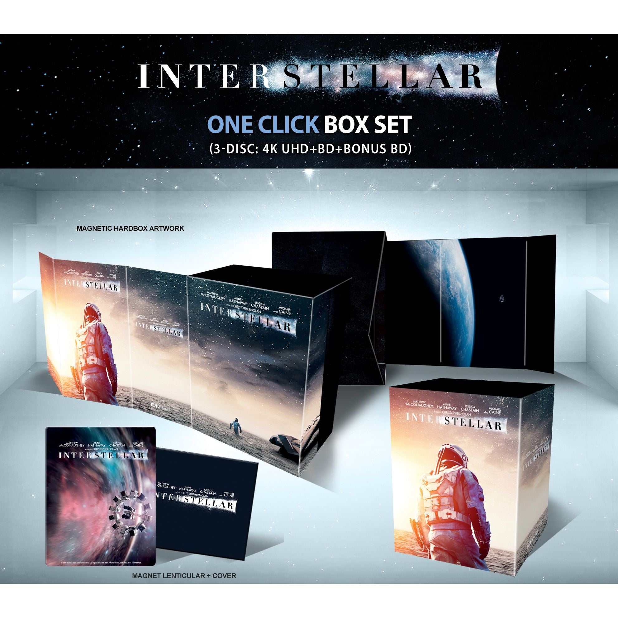 PRE-ORDER: Interstellar [ONE-CLICK] Steelbook 4K UHD + Blu-Ray (WeET Collection Exclusive No. 31) - Image 3