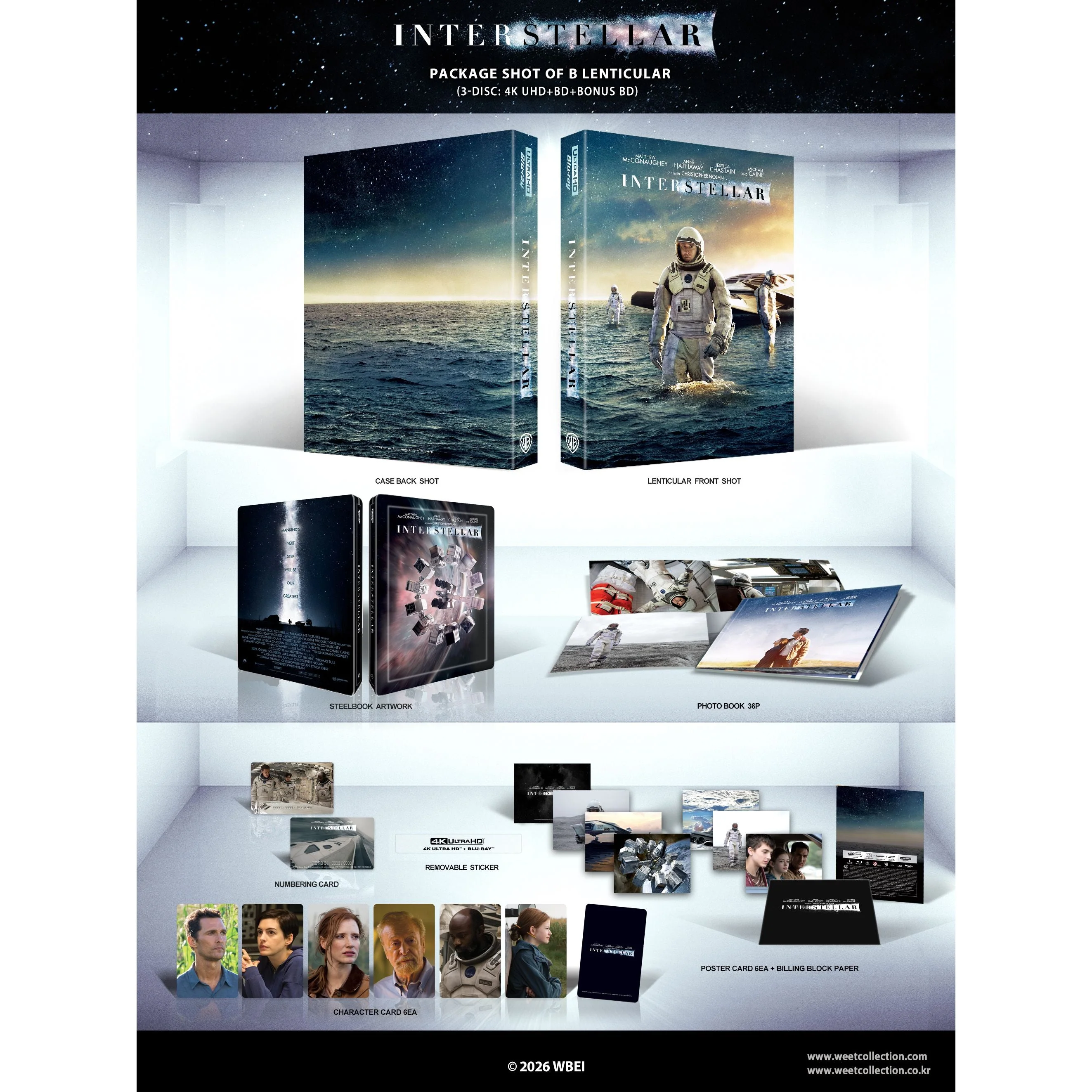 PRE-ORDER: Interstellar [ONE-CLICK] Steelbook 4K UHD + Blu-Ray (WeET Collection Exclusive No. 31) - Image 5