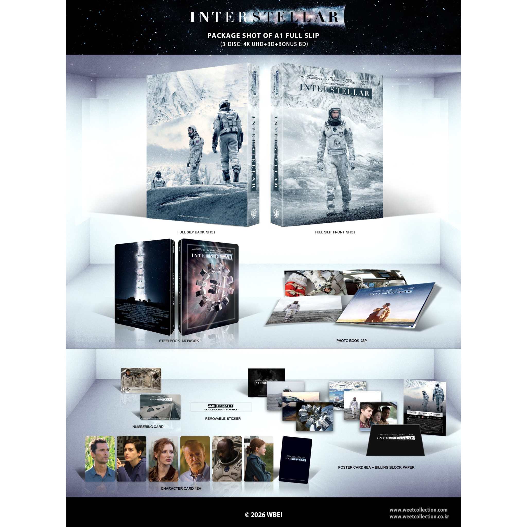PRE-ORDER: Interstellar [ONE-CLICK] Steelbook 4K UHD + Blu-Ray (WeET Collection Exclusive No. 31) - Image 7