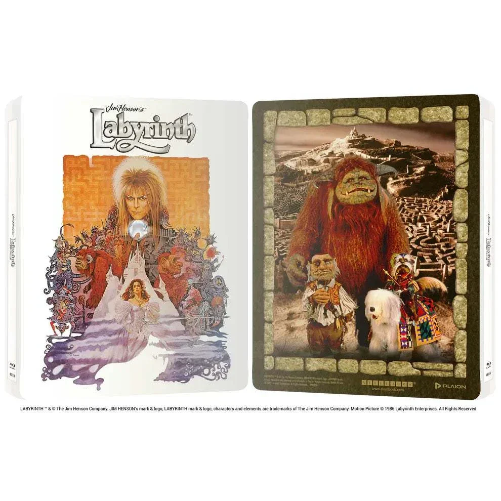 PRE-ORDER: Labyrinth Limited Collectors Edition 4K UHD + Blu-Ray Steelbook + Slipcase (All The Anime UK) [REGION FREE/REGION B] - Image 2