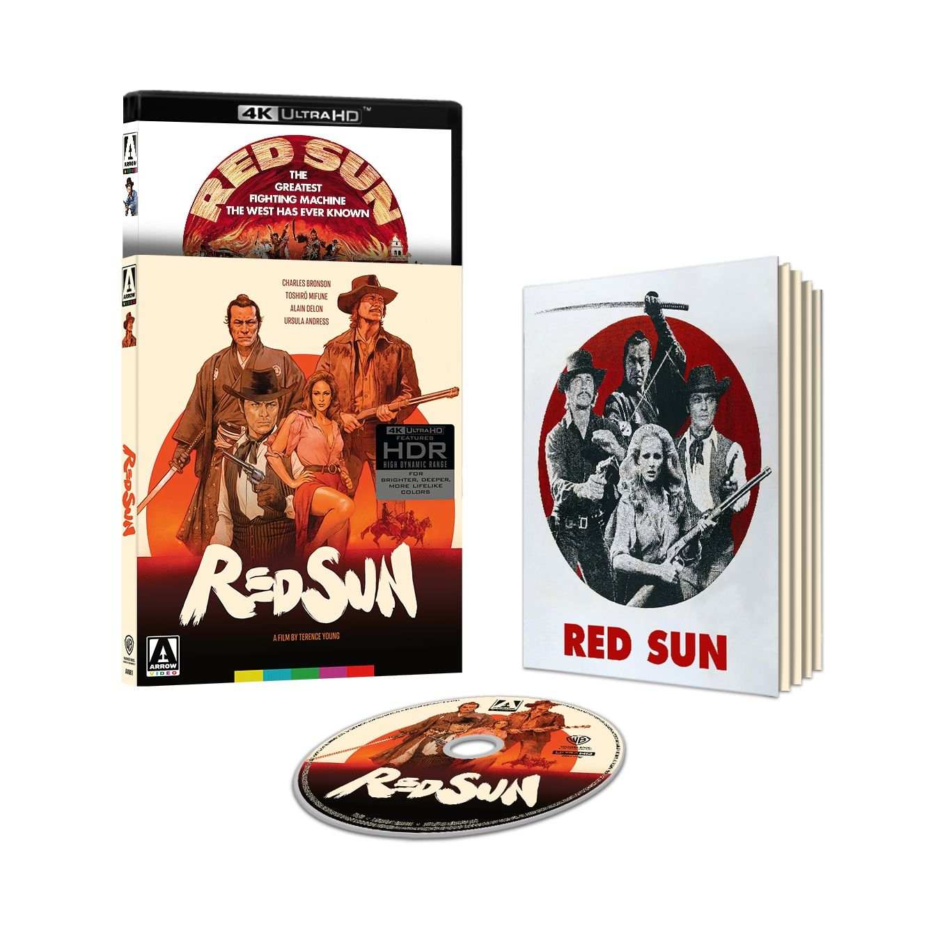 PRE-ORDER: Red Sun Limited Edition 4K UHD w/ Slipcover + Booklet (Arrow Video US)