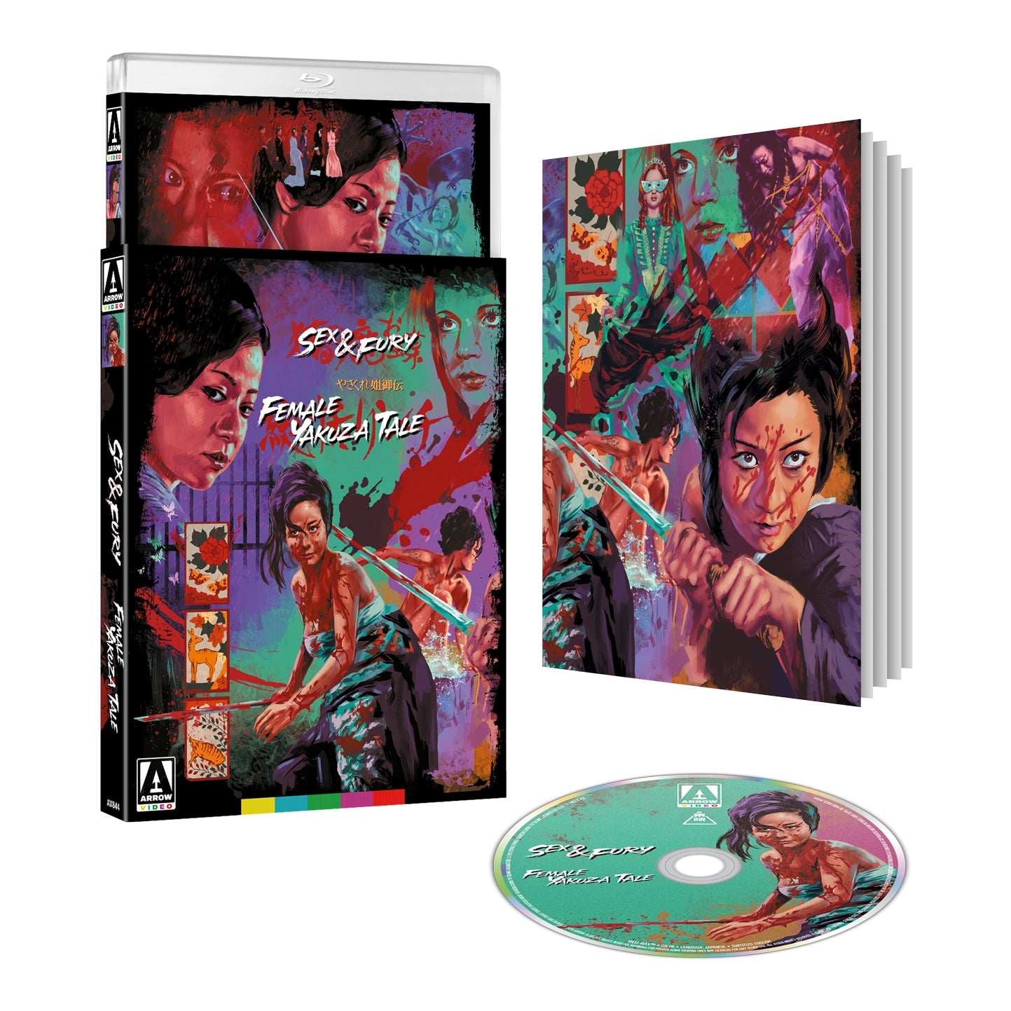 PRE-ORDER: Sex and Fury / Female Yakuza Tale Limited Edition Blu-Ray w/ Slipcover + Booklet (Arrow Video US)