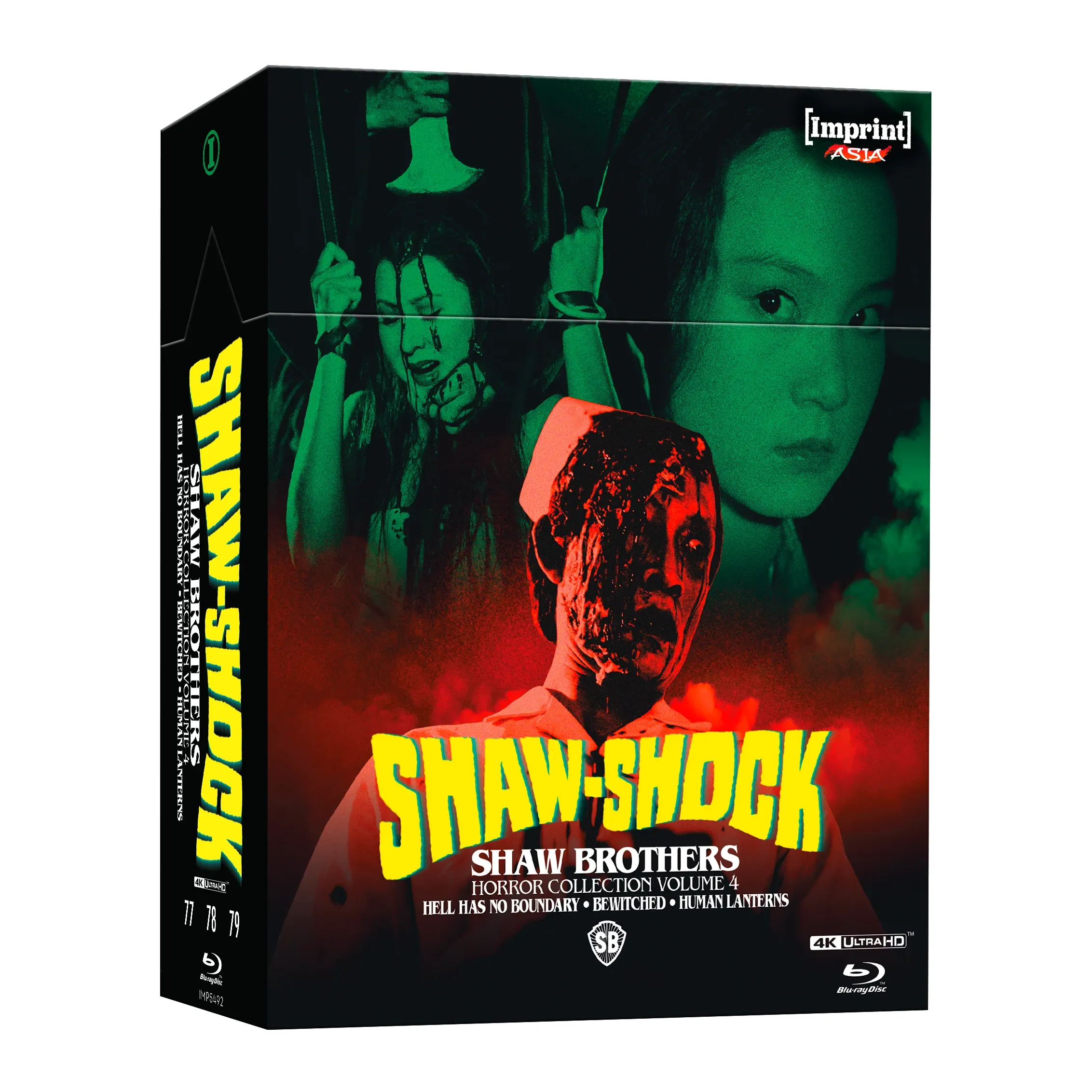 PRE-ORDER: Shaw-Shock: Shaw Brothers Horror Collection - Volume Four (1981 - 1982) Limited Edition 4K UHD + Blu-Ray Hardbox (Imprint Asia) [REGION FREE] - Image 2