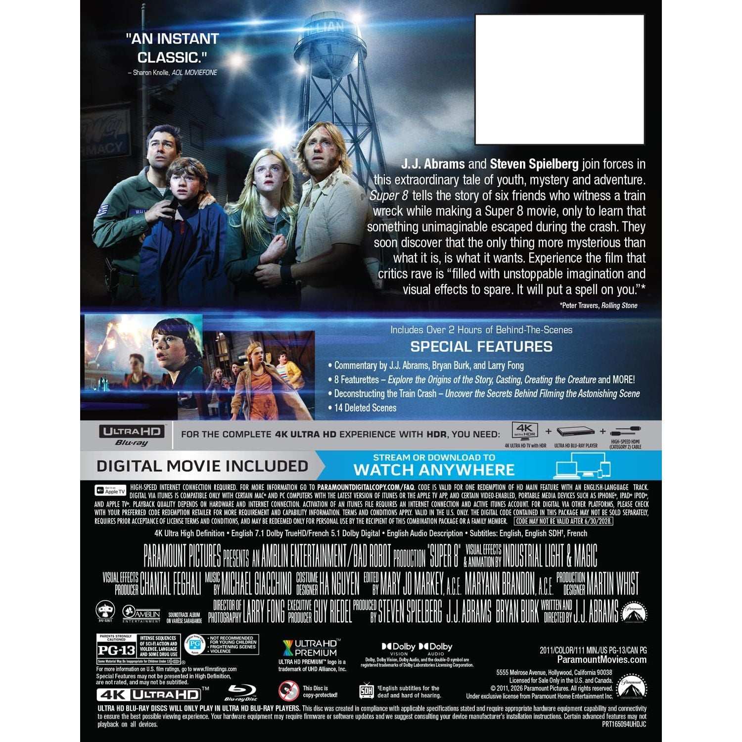 PRE-ORDER: Super 8 (Limited Edition Steelbook) 4K UHD + Digital [Paramount US] - Image 4