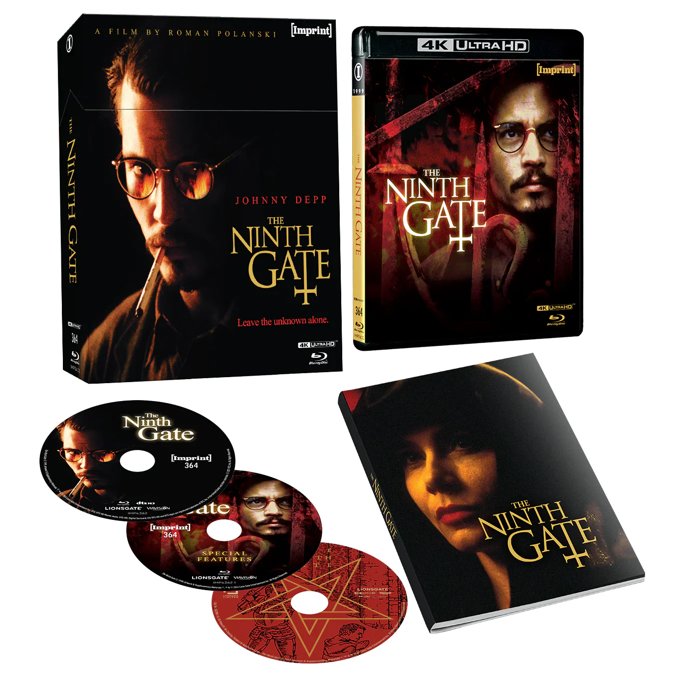PRE-ORDER: The Ninth Gate (1999) Limited Edition 4K UHD & Blu-Ray Hardbox + Booklet (Imprint Films) [REGION FREE]