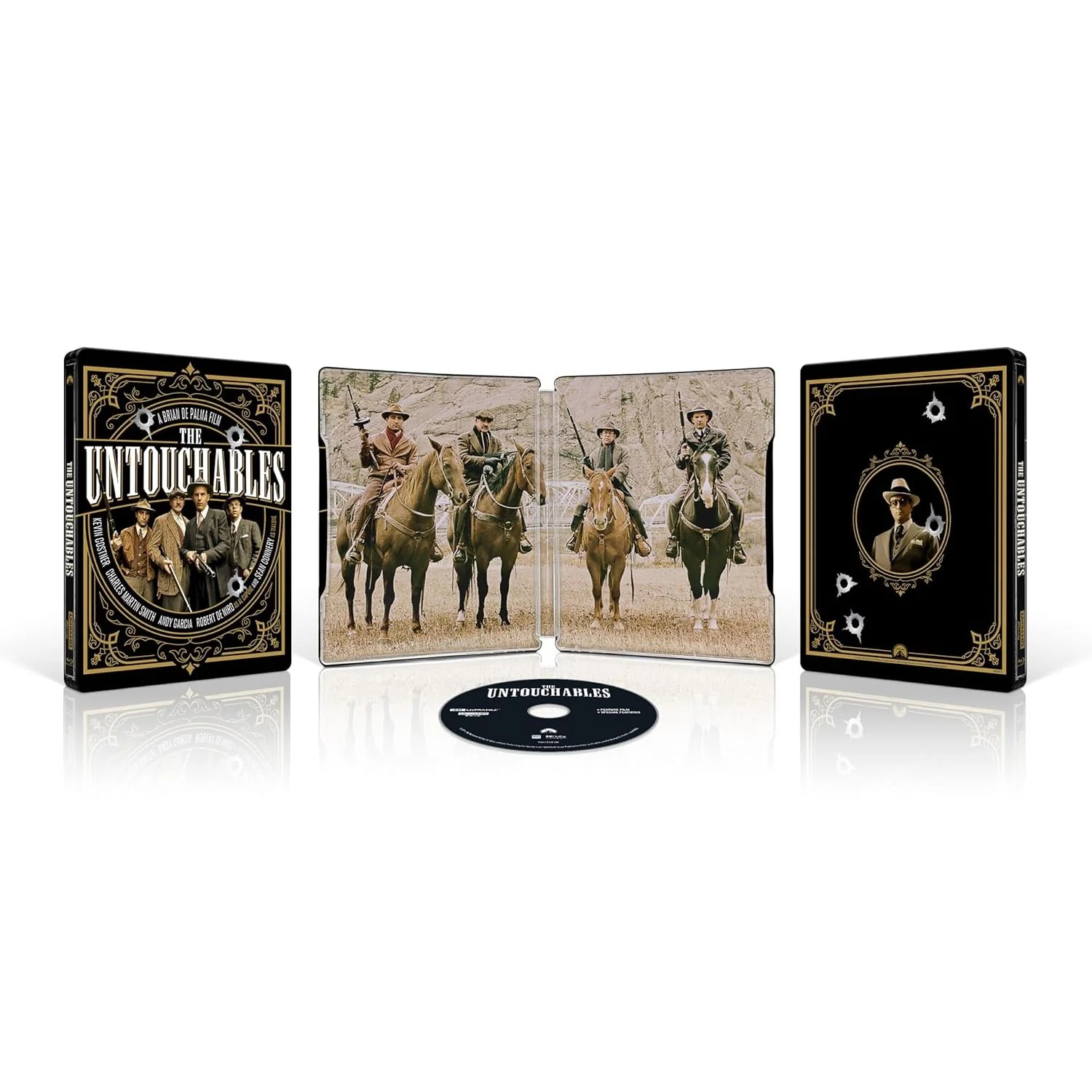 PRE-ORDER: The Untouchables (Limited Edition Steelbook) 4K UHD + Digital [Paramount US] - Image 2