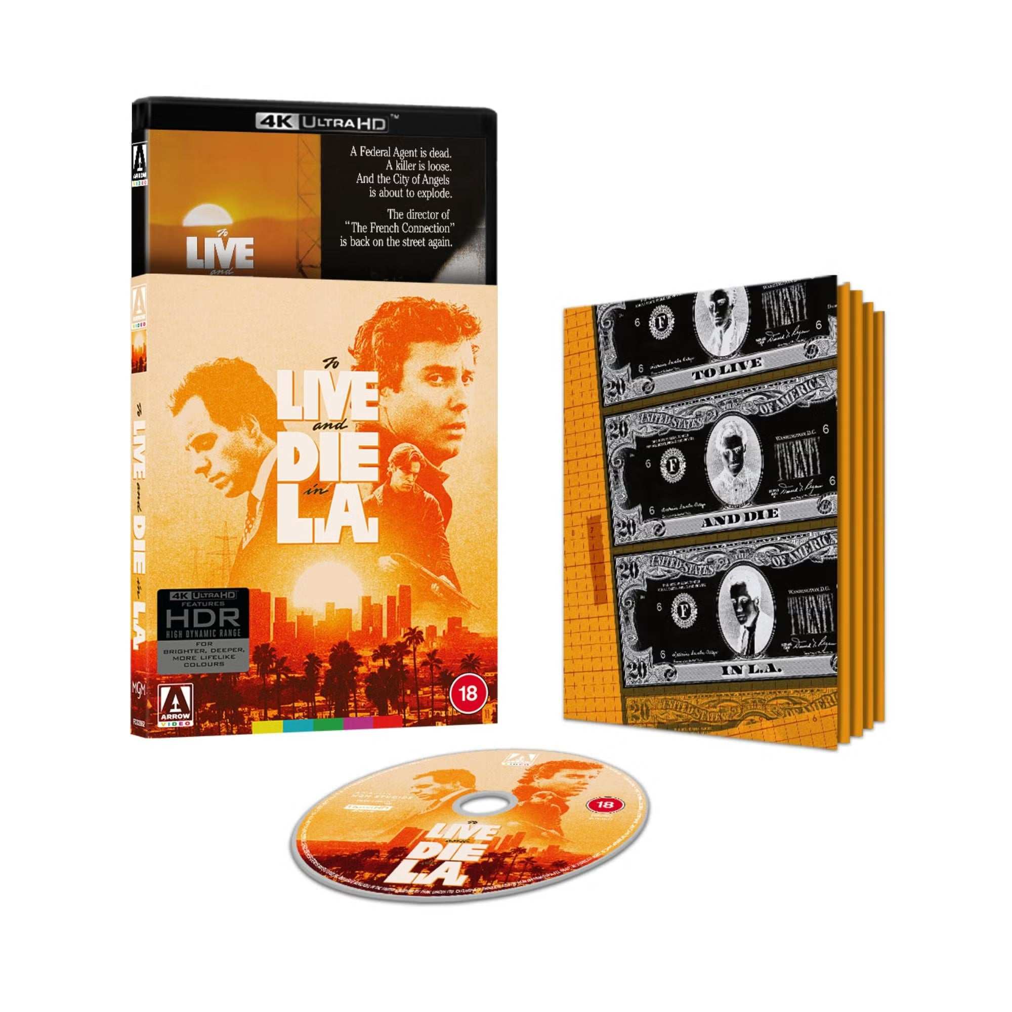 PRE-ORDER: To Live And Die in L.A. Limited Edition 4K UHD w/ Slipcover + Booklet (Arrow Films UK)