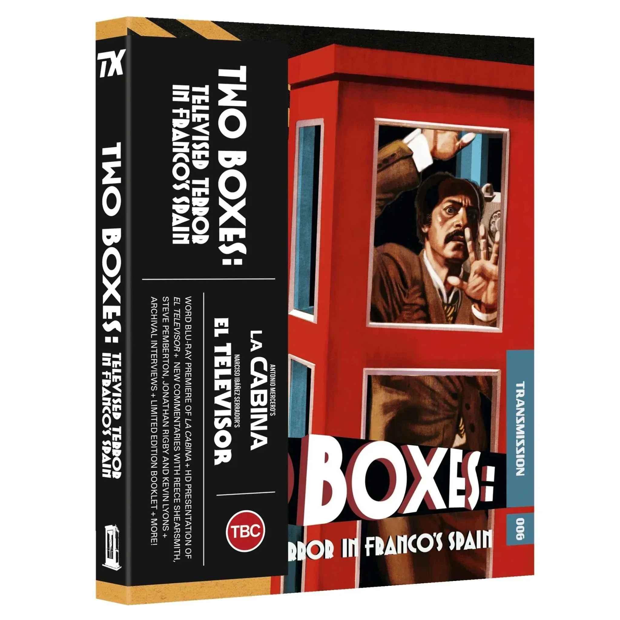 PRE-ORDER: Two Boxes: Televised Terror in Franco's Spain Limited Edition Blu-Ray w/ Slipcover (Transmission/Radiance Films UK) [REGION FREE]